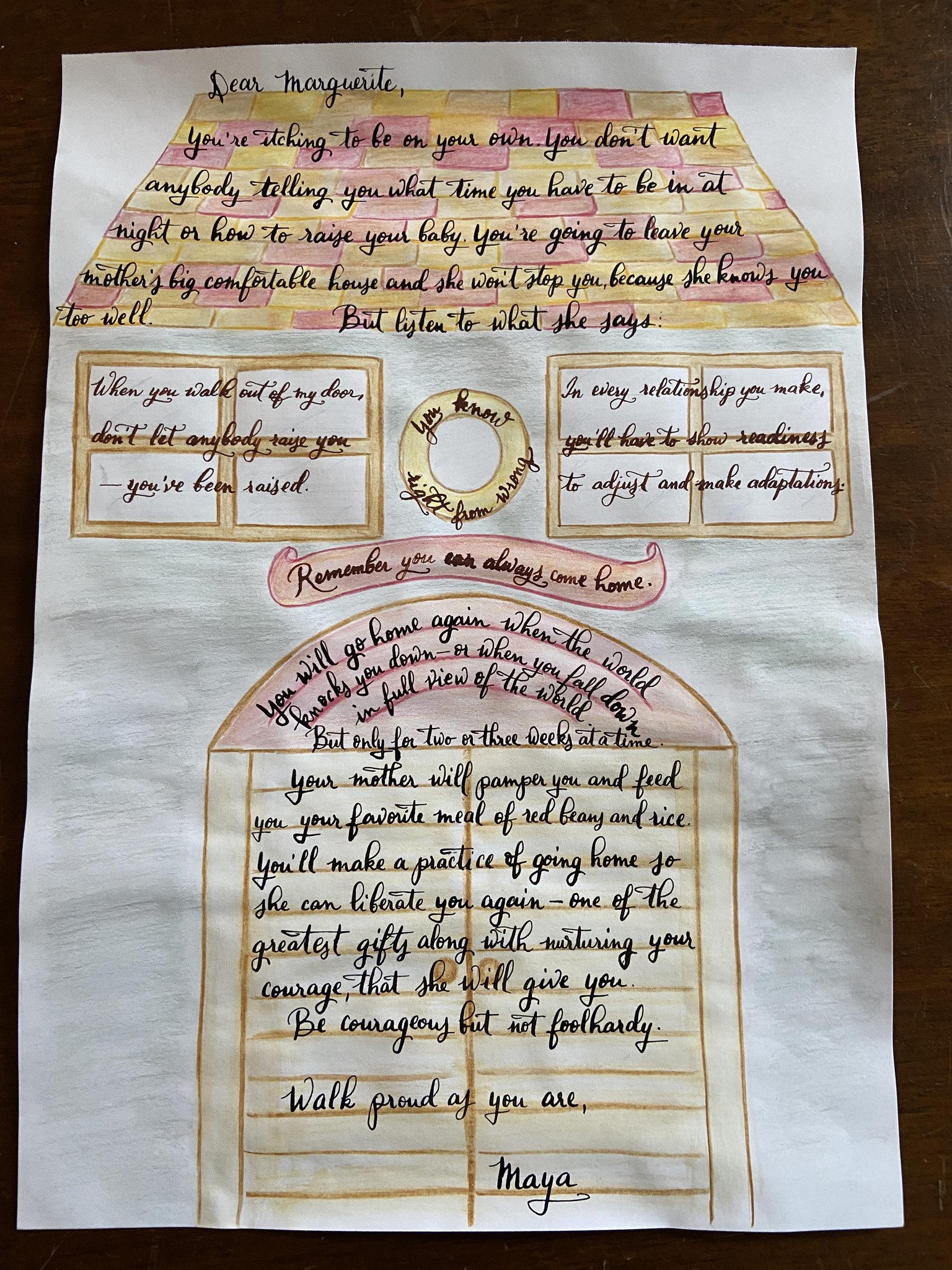 Maya Angelou's Letter to her younger self - image 5 - student project