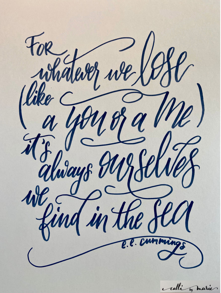 Quote by e.e. cummings - image 1 - student project