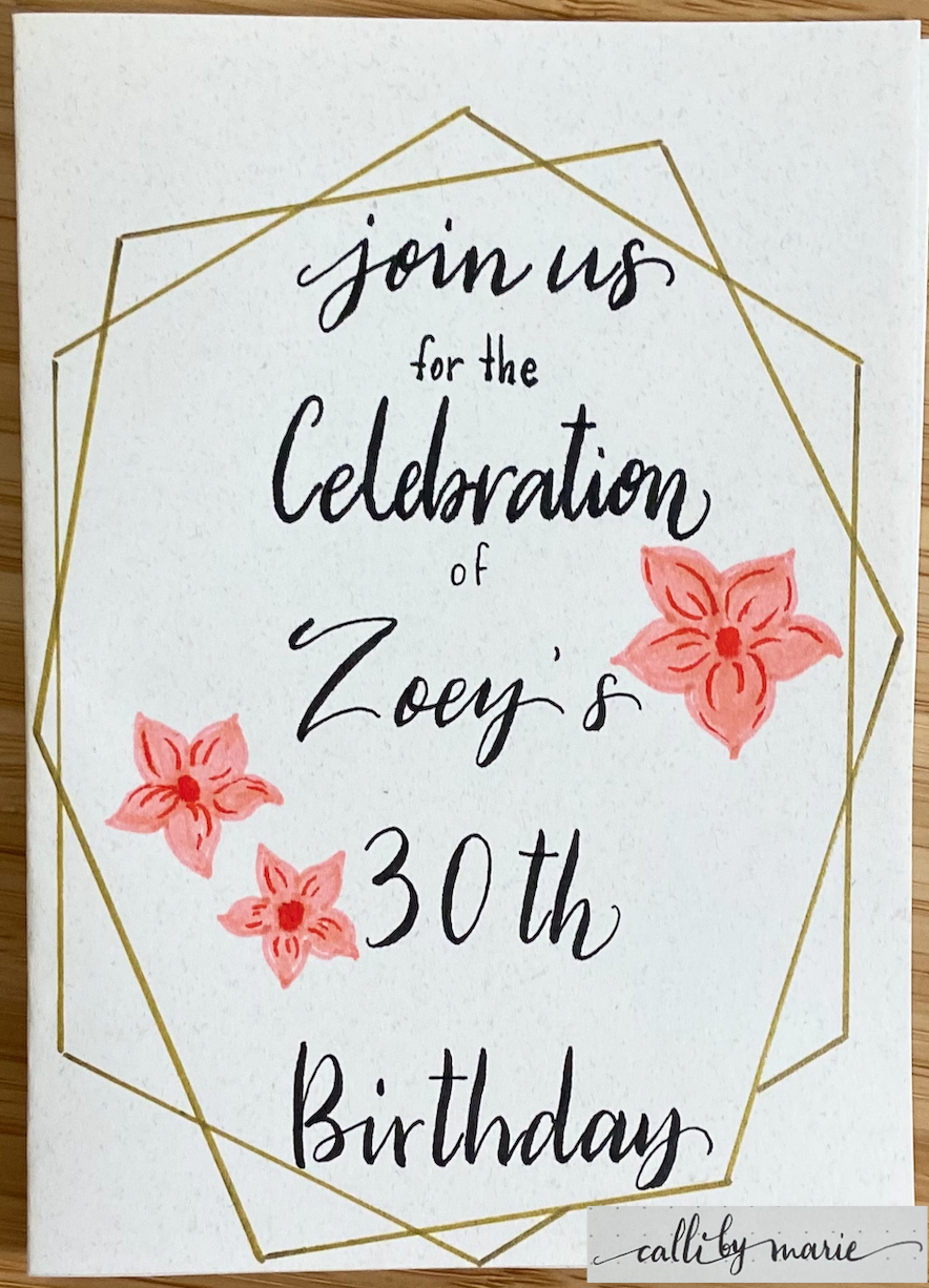 Zoey's Extraordinary Calligraphy - image 1 - student project