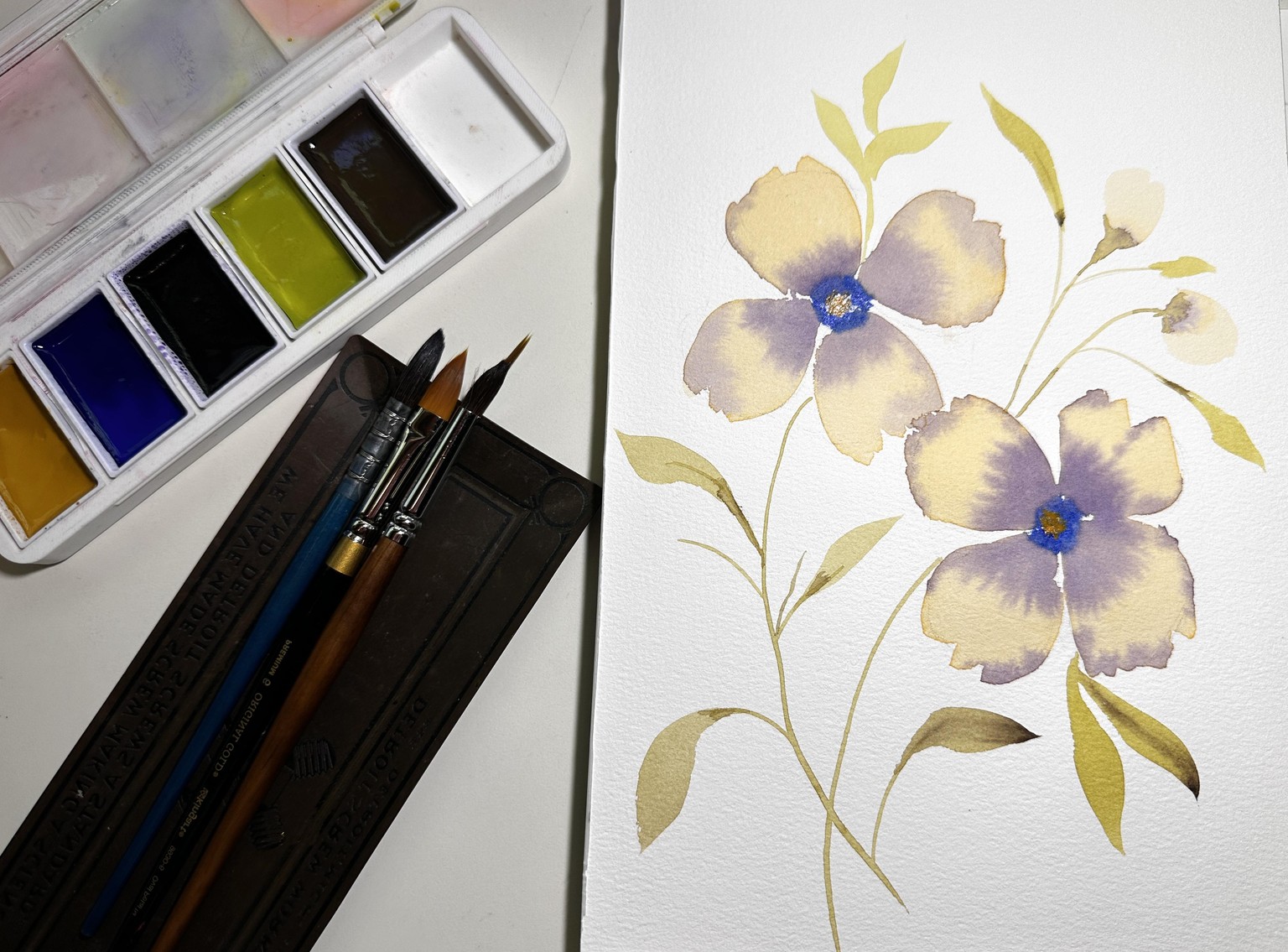 Watercolor Florals - image 1 - student project