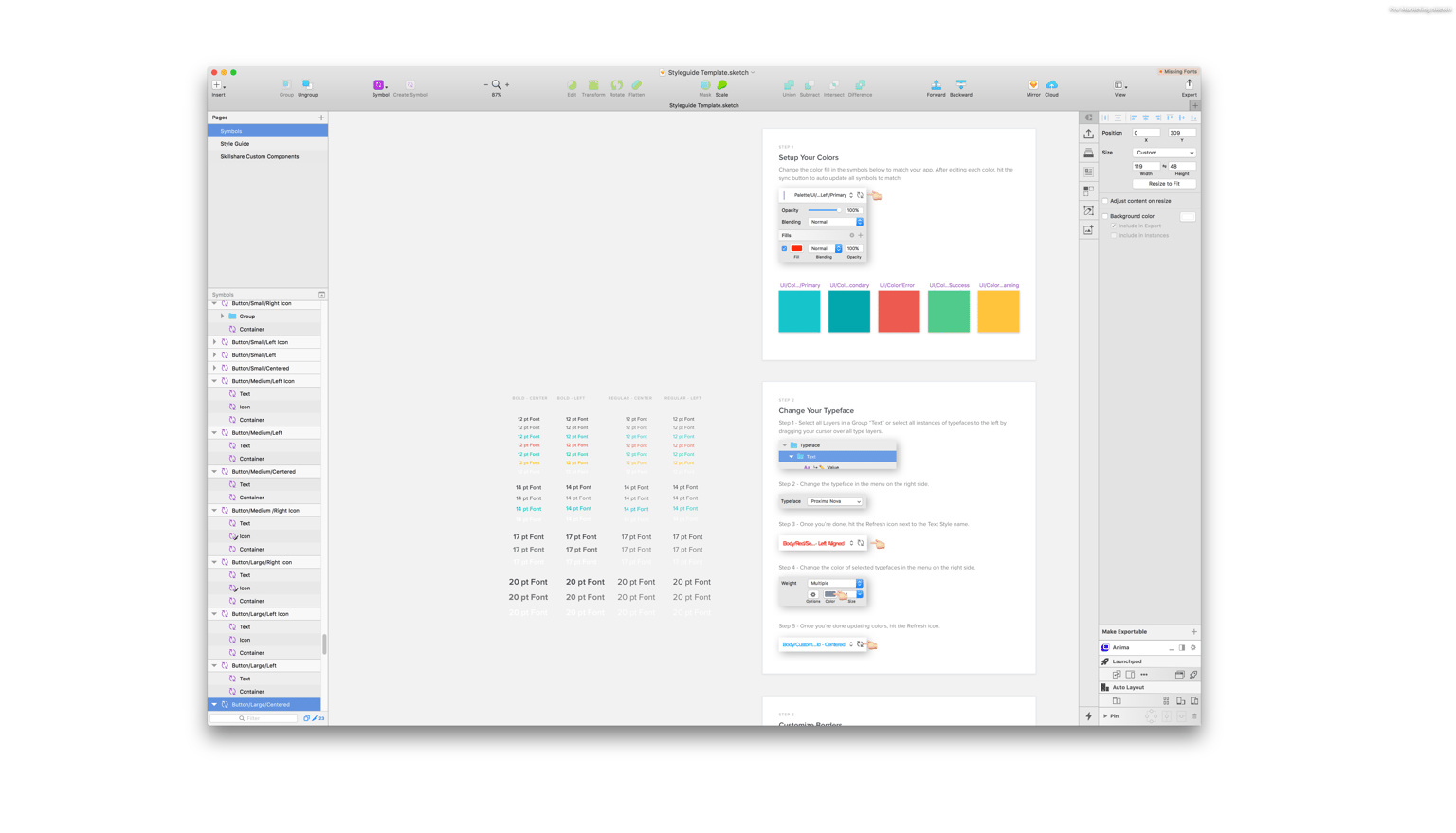 Sample Project: Skillshare Styleguide - image 1 - student project