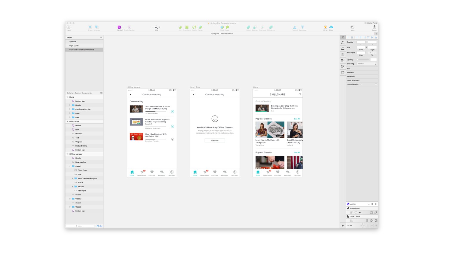 Sample Project: Skillshare Styleguide - image 3 - student project