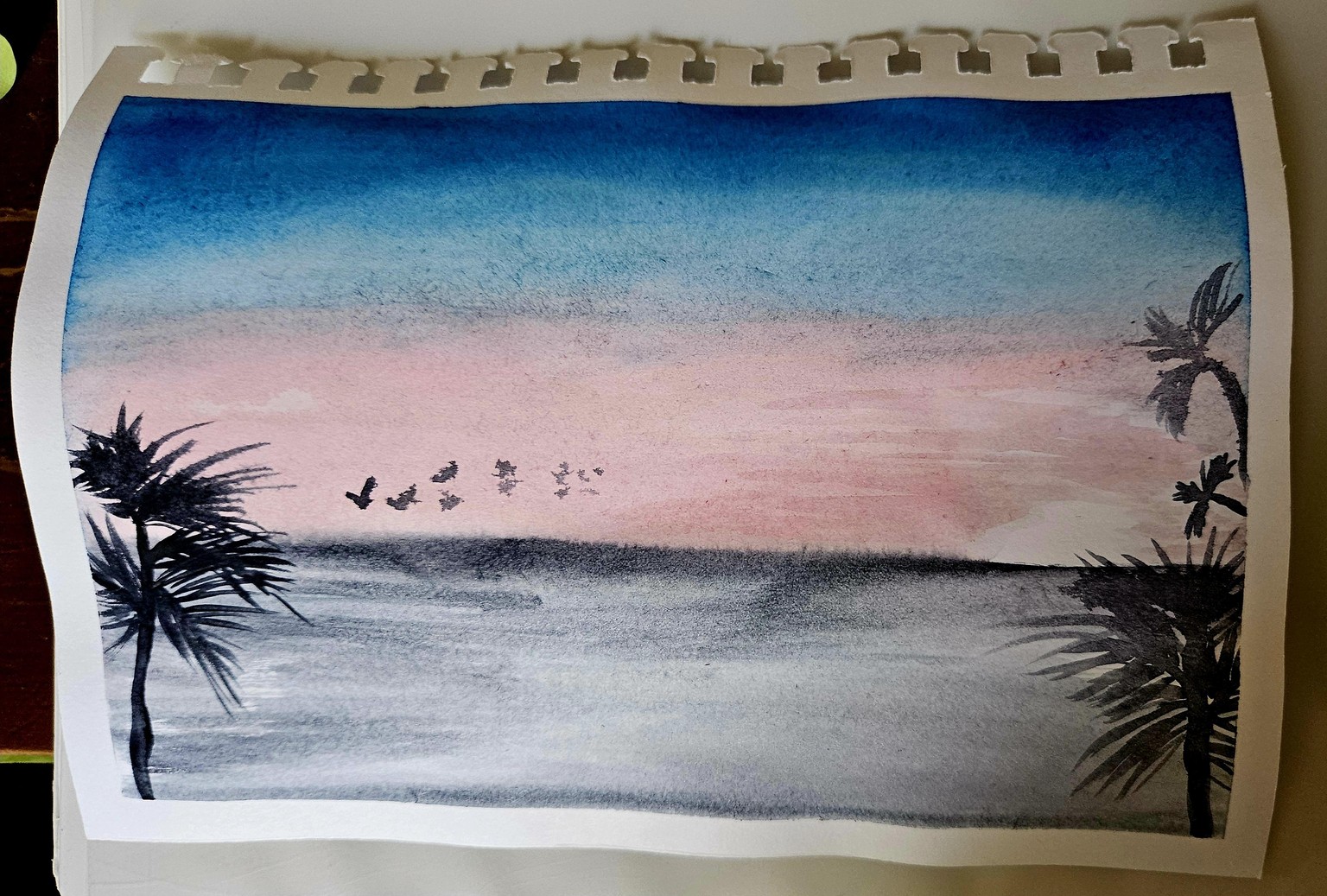 Ocean Sunset - image 1 - student project