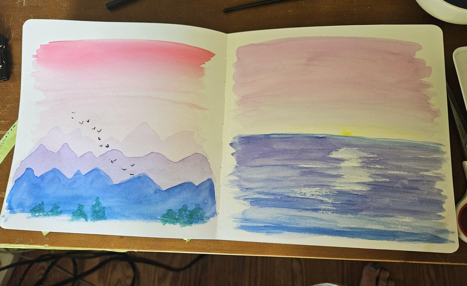 Mountains and Ocean - image 1 - student project
