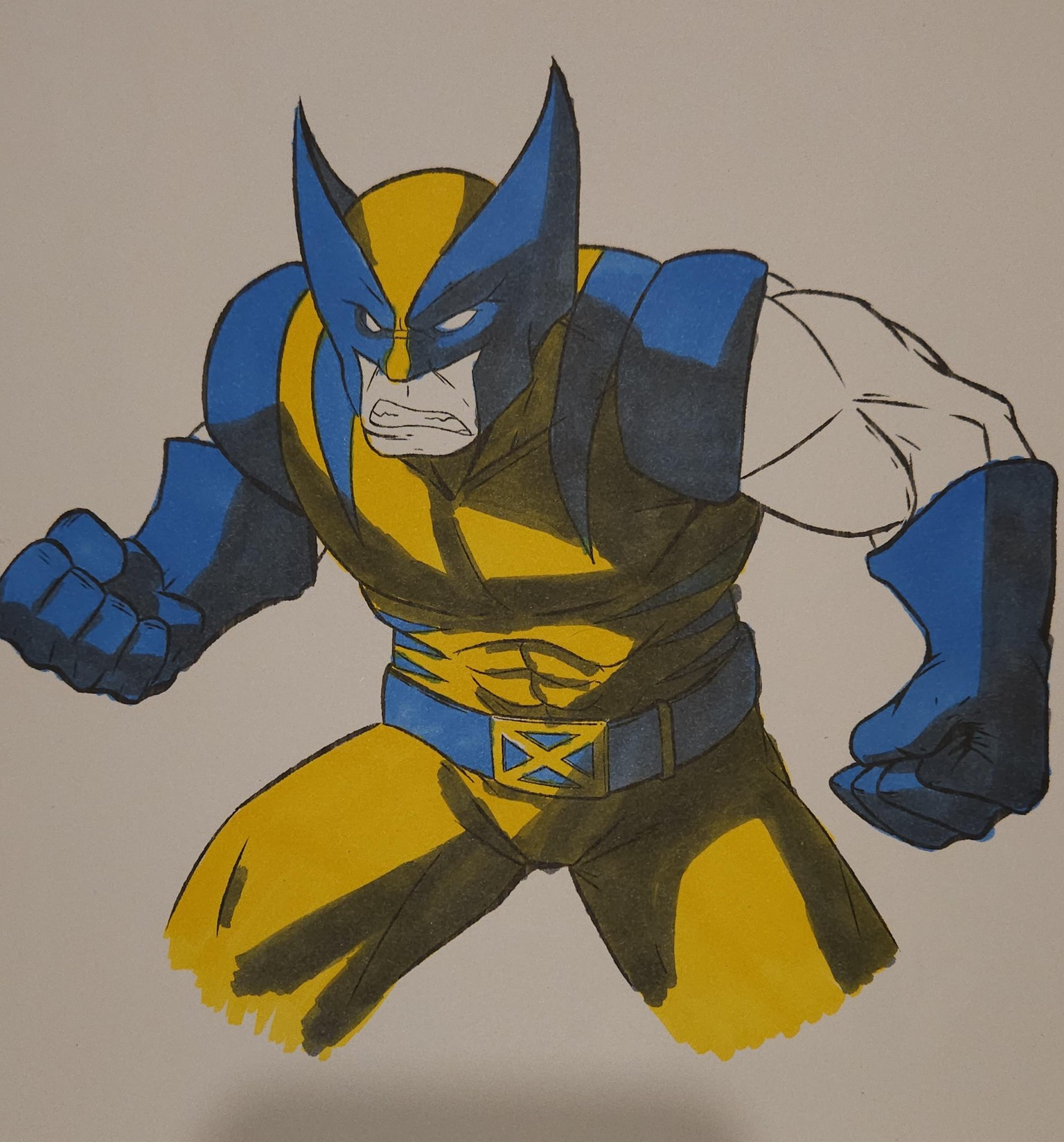 Shading with 3-4 markers - image 1 - student project
