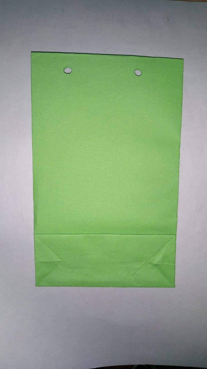 Handmade paper bag - image 1 - student project