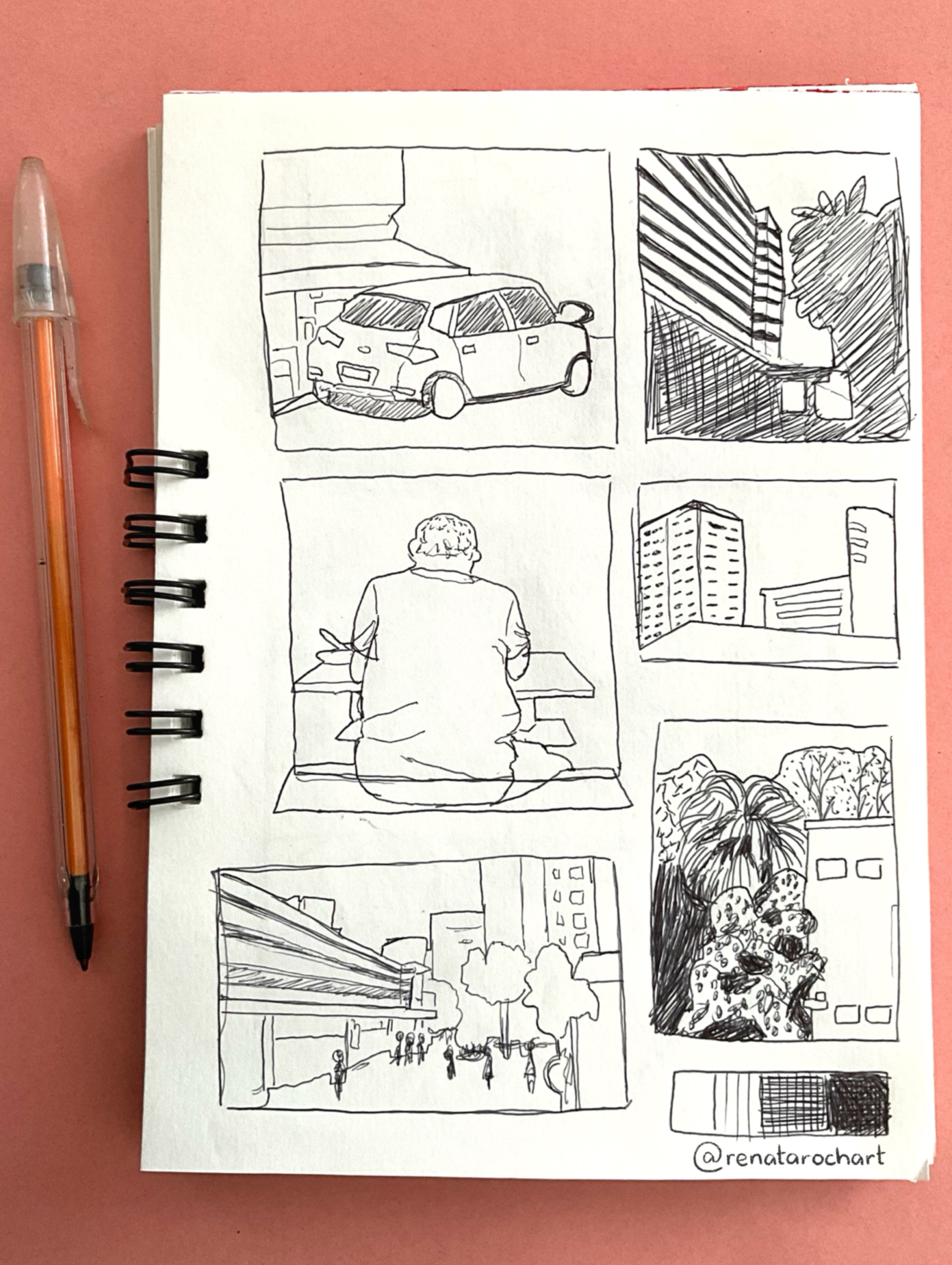 Urban Sketching - image 1 - student project
