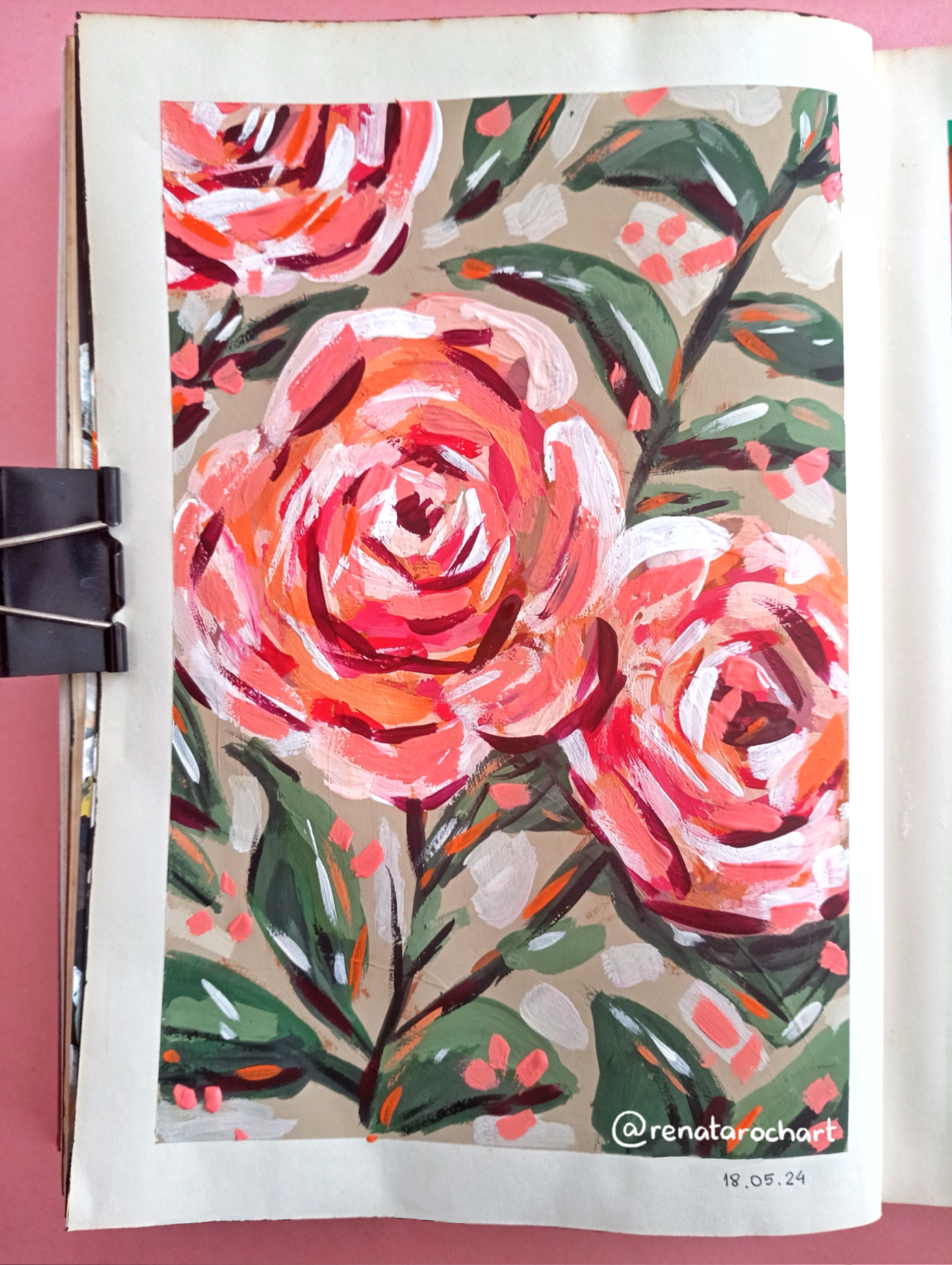 Flower Painting - image 1 - student project