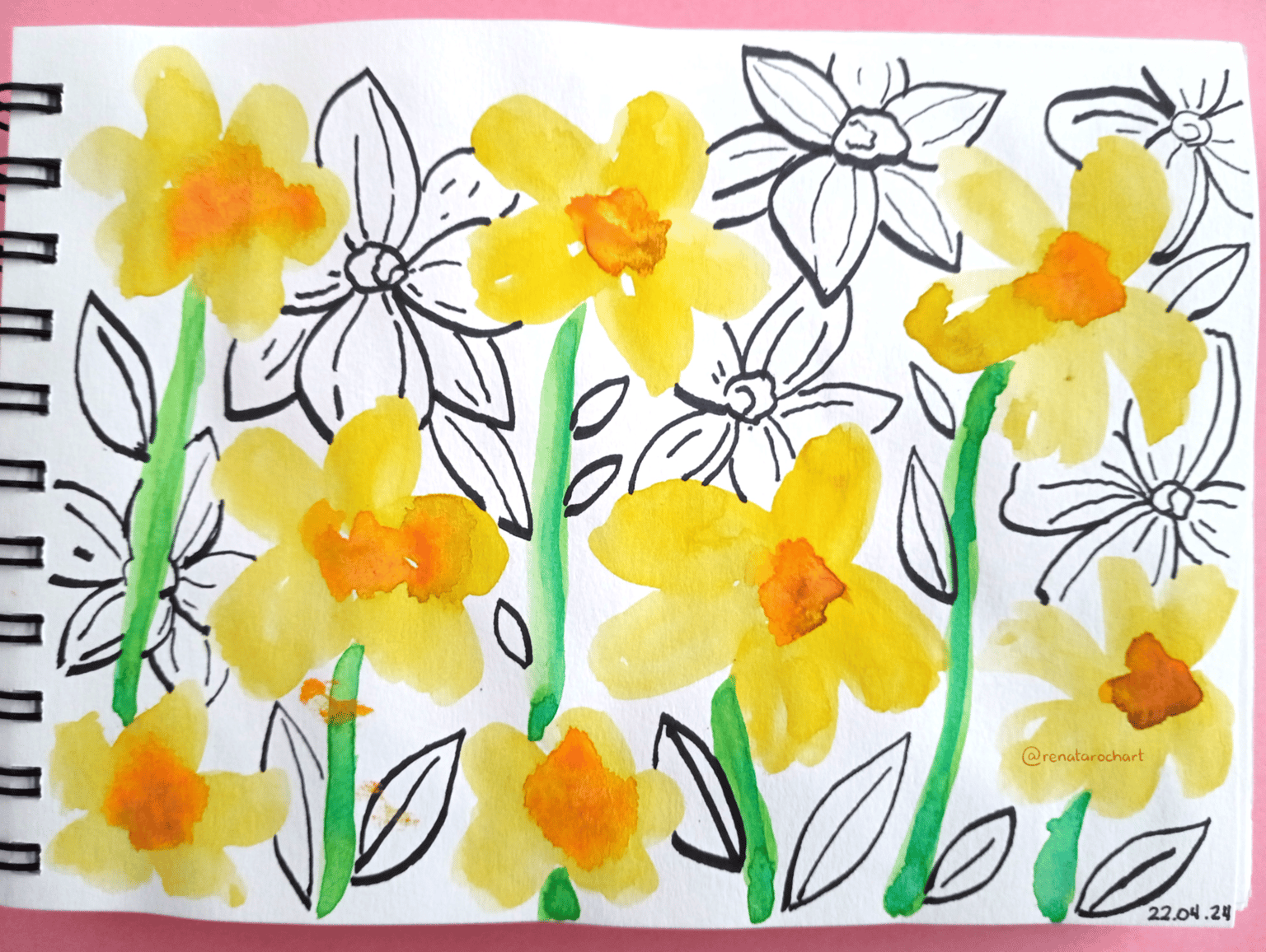 Botanical Sketchbook - image 3 - student project