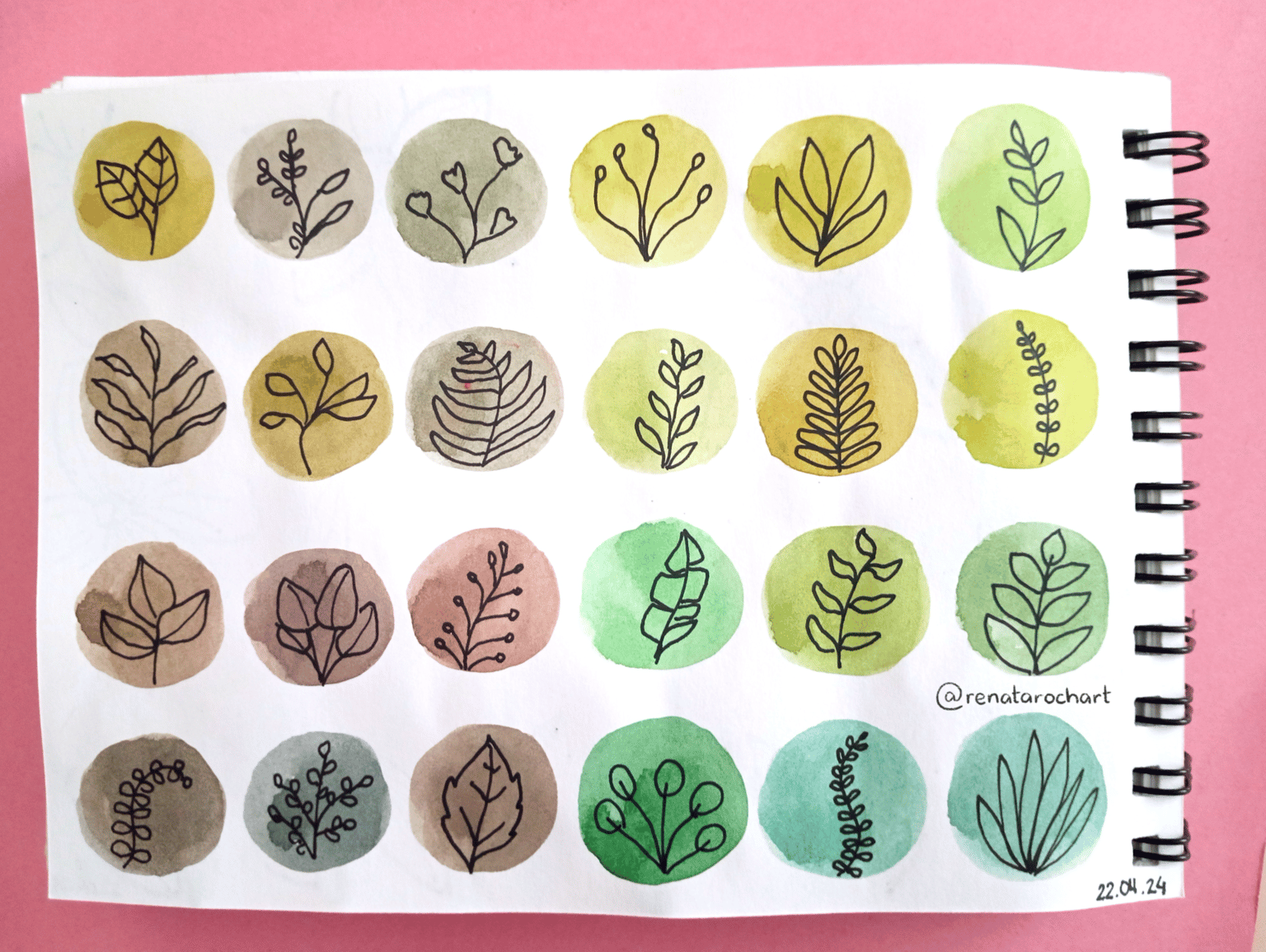 Botanical Sketchbook - image 1 - student project