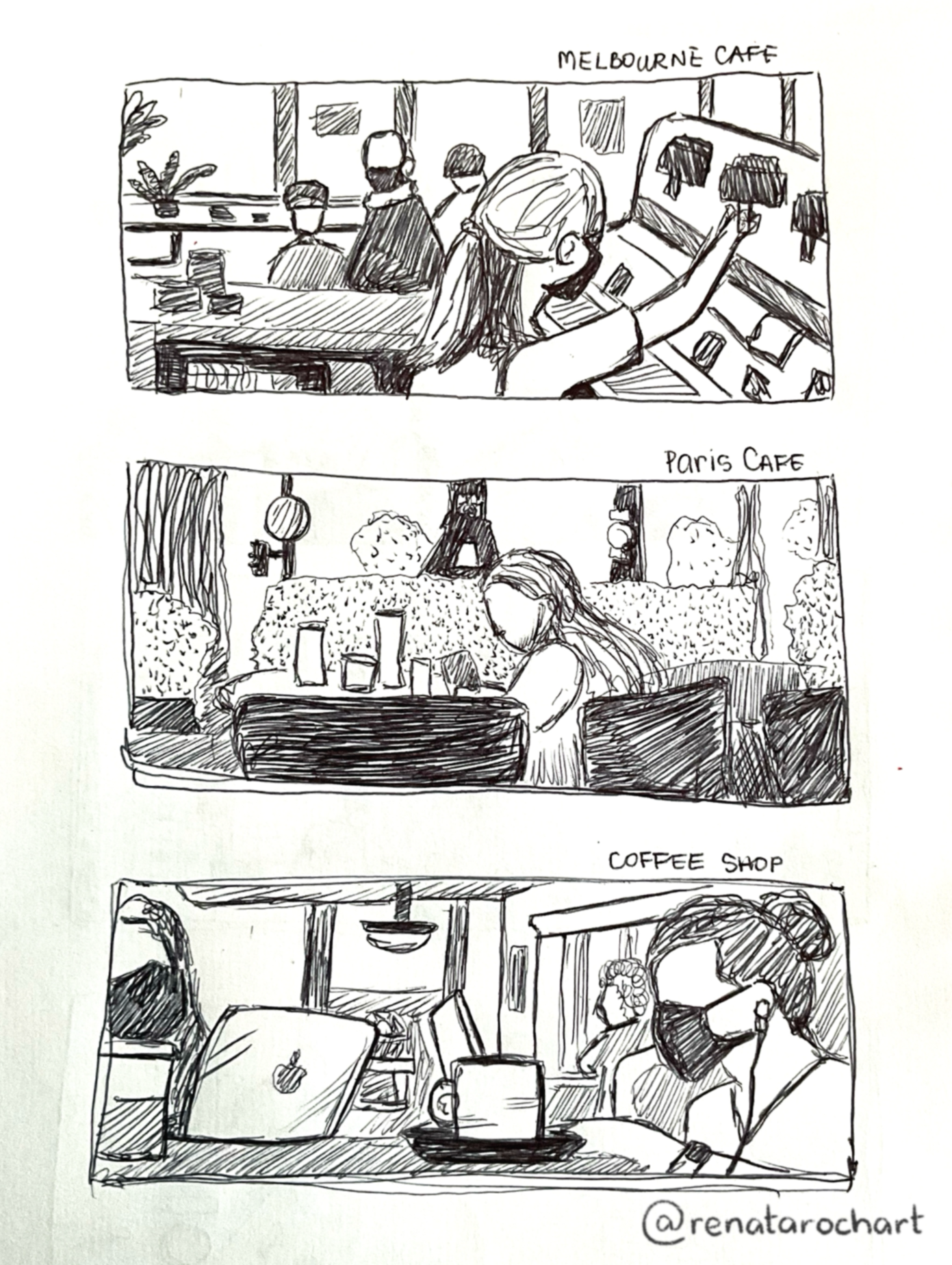 Urban Sketching - image 4 - student project