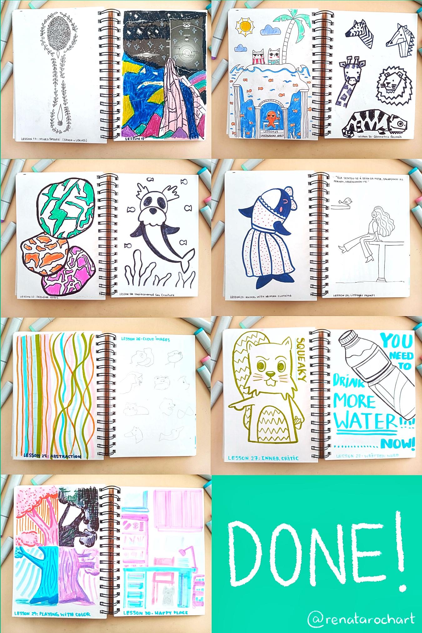 30 Sketchbook Exercises - image 2 - student project