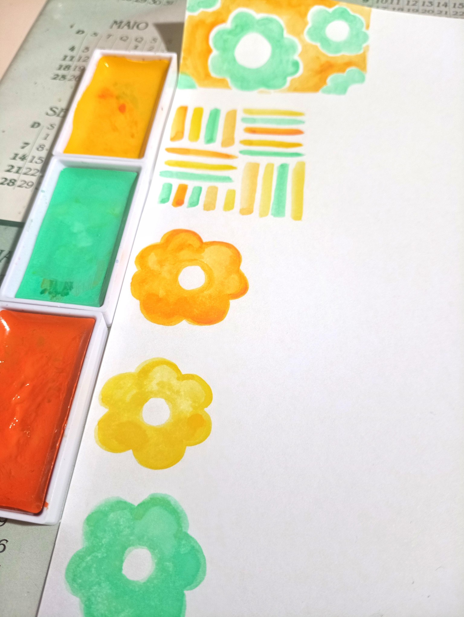 Watercolor Mood Board - image 1 - student project