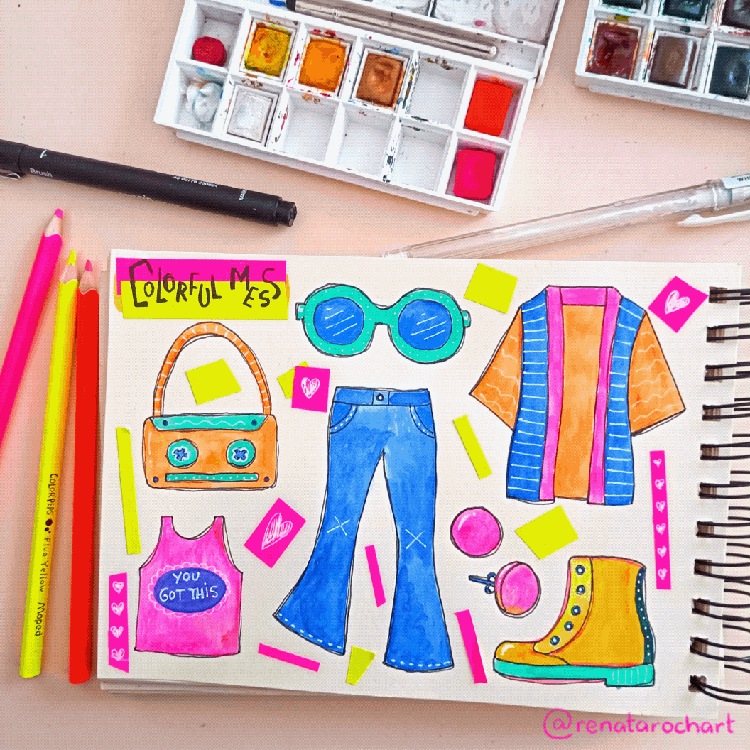 Watercolor Fashion Sets - image 4 - student project