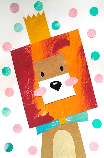 Playful Collage Animals - image 1 - student project