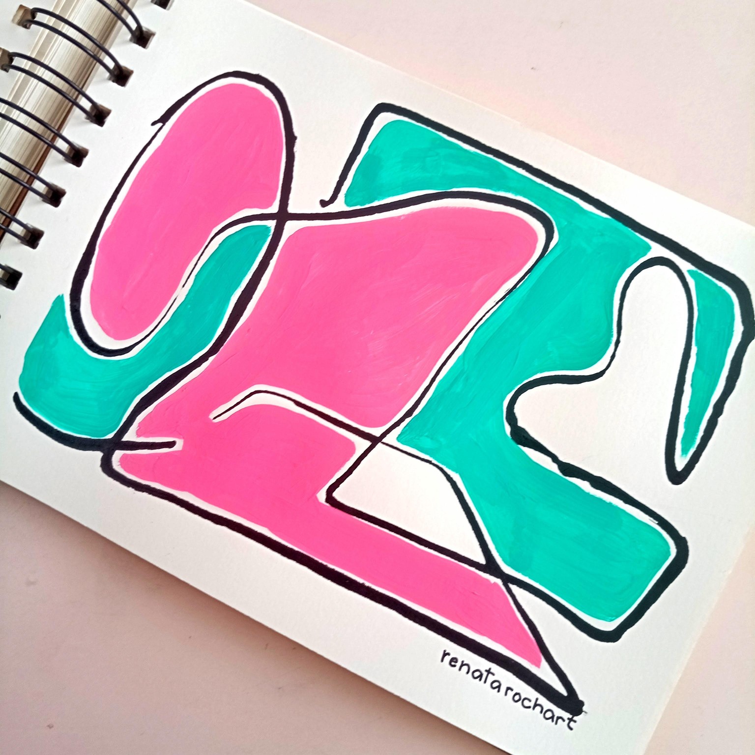 Abstract Scribble Art - image 1 - student project