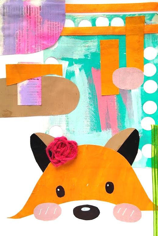 Playful Collage Animals - image 4 - student project