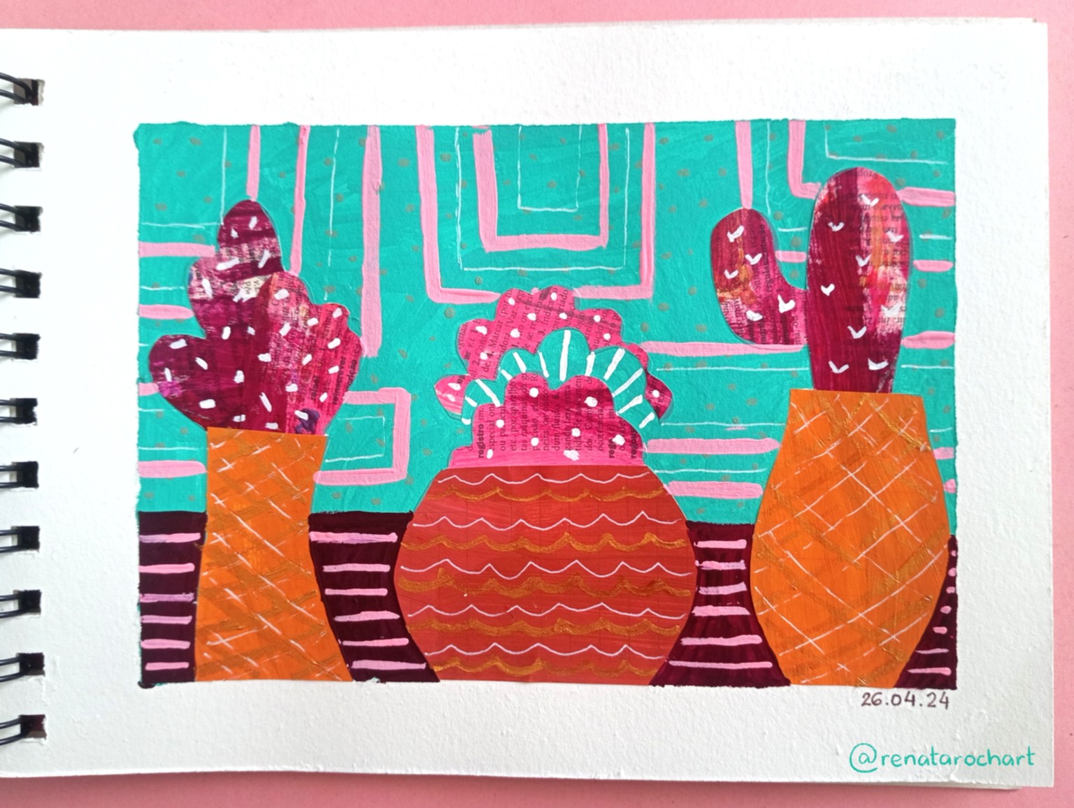 Gouache and Collage - image 6 - student project