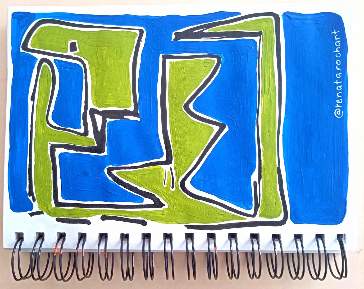 Abstract Scribble Art - image 3 - student project