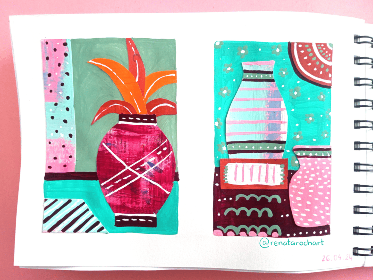 Gouache and Collage - image 5 - student project