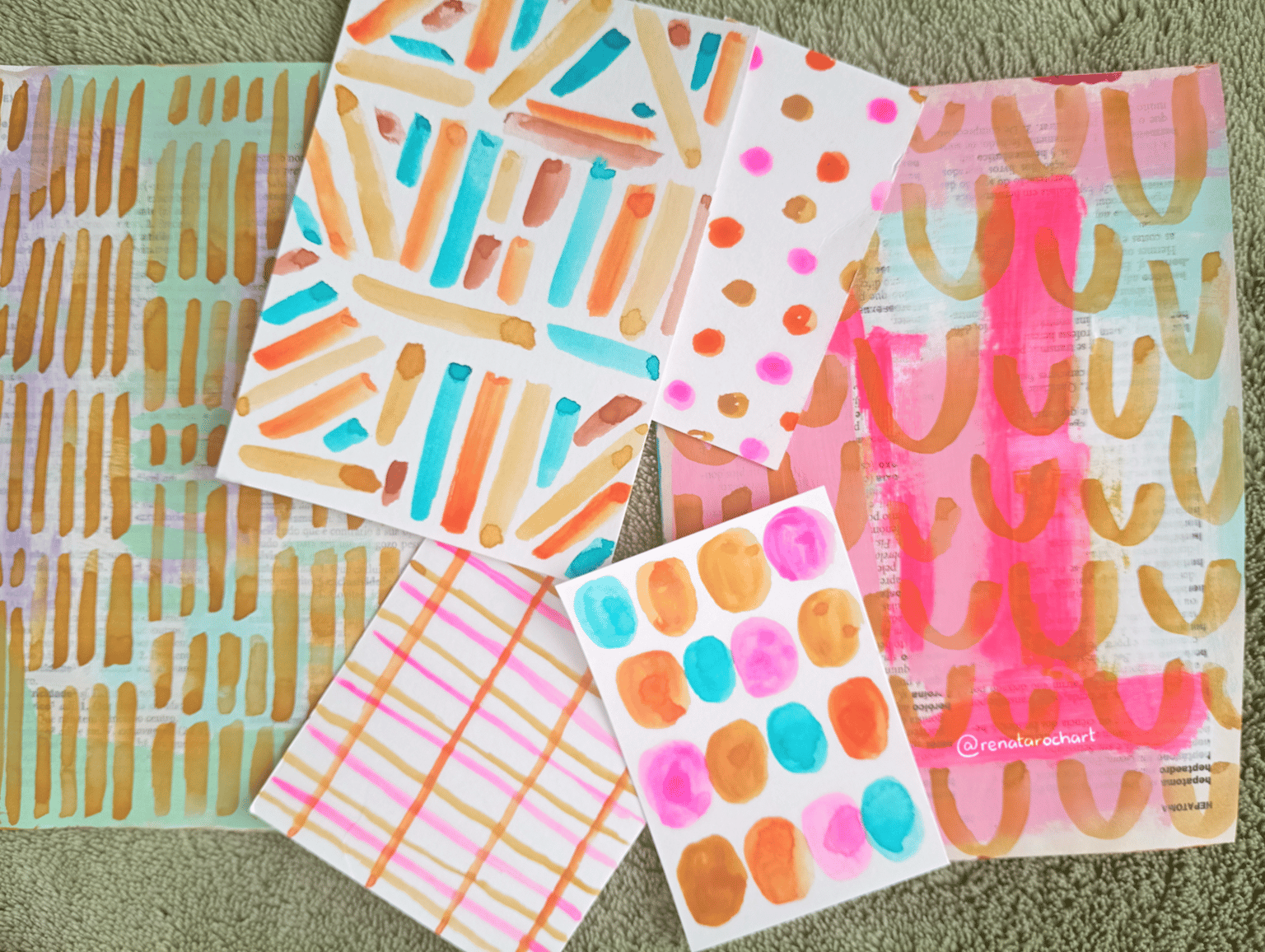 Watercolor Swatches - image 2 - student project