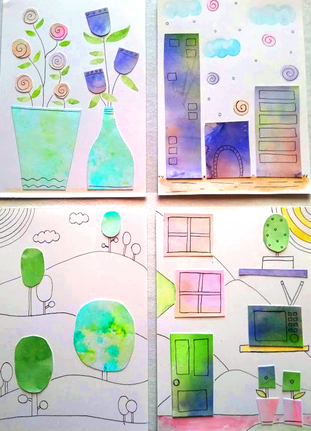 Collage and Pen Project - image 3 - student project