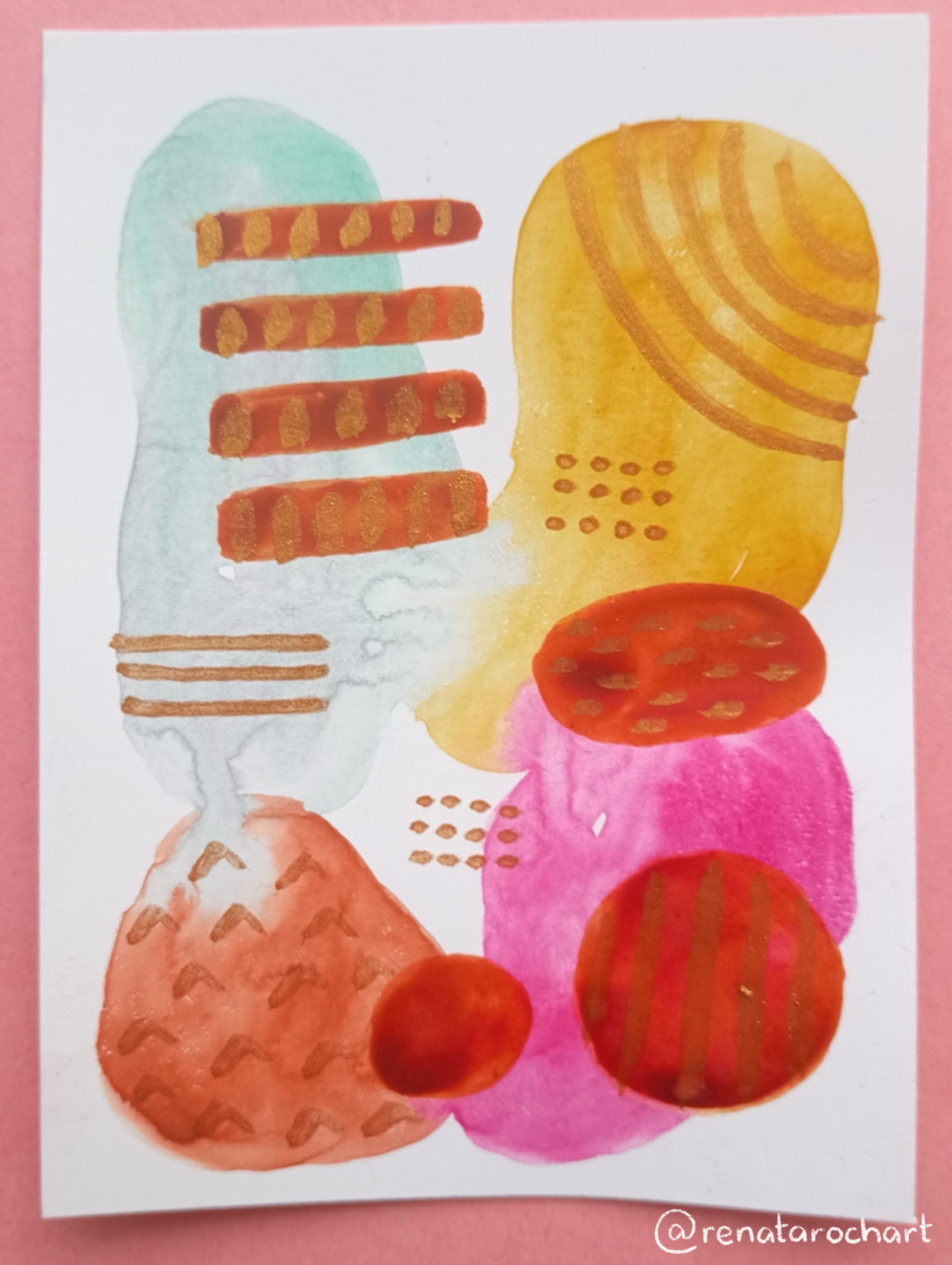 Abstract Watercolor - image 1 - student project