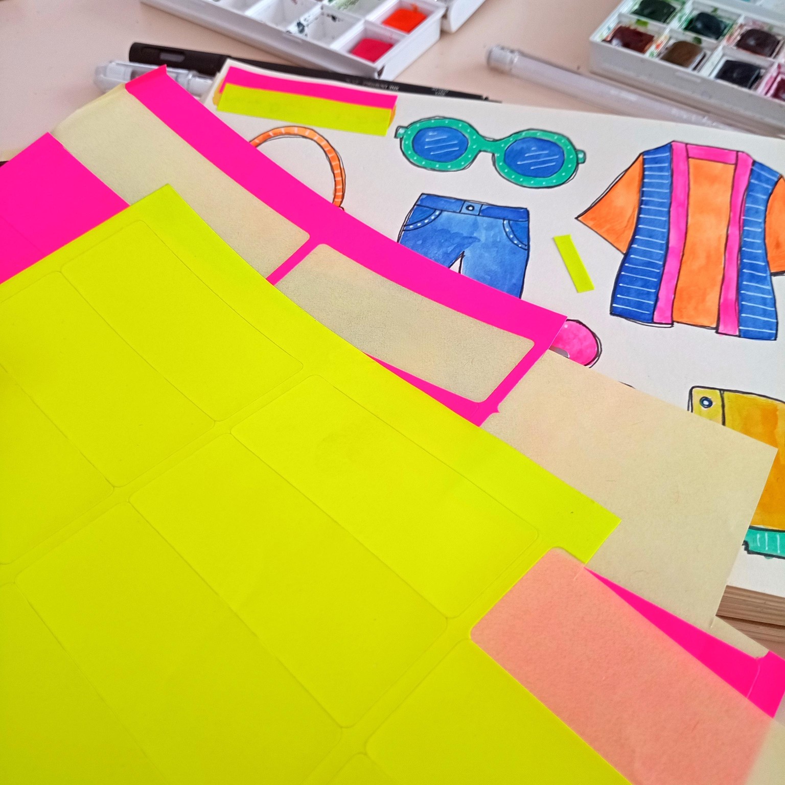 Watercolor Fashion Sets - image 2 - student project