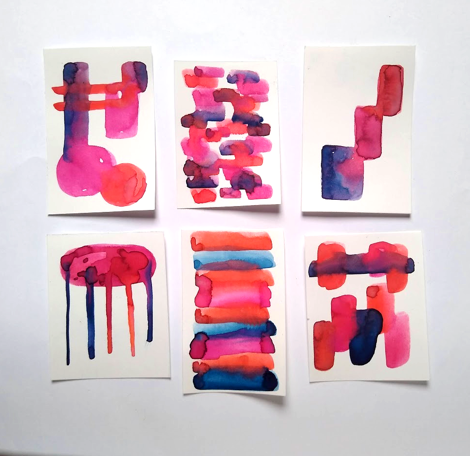 Abstract Watercolors - image 2 - student project