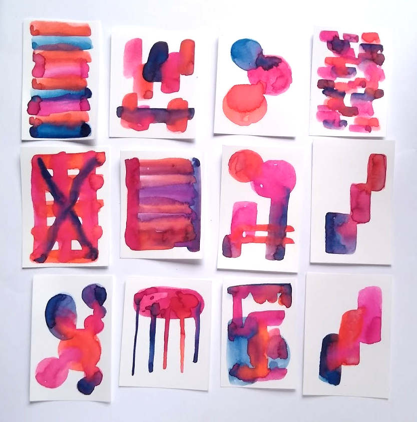 Abstract Watercolors - image 1 - student project