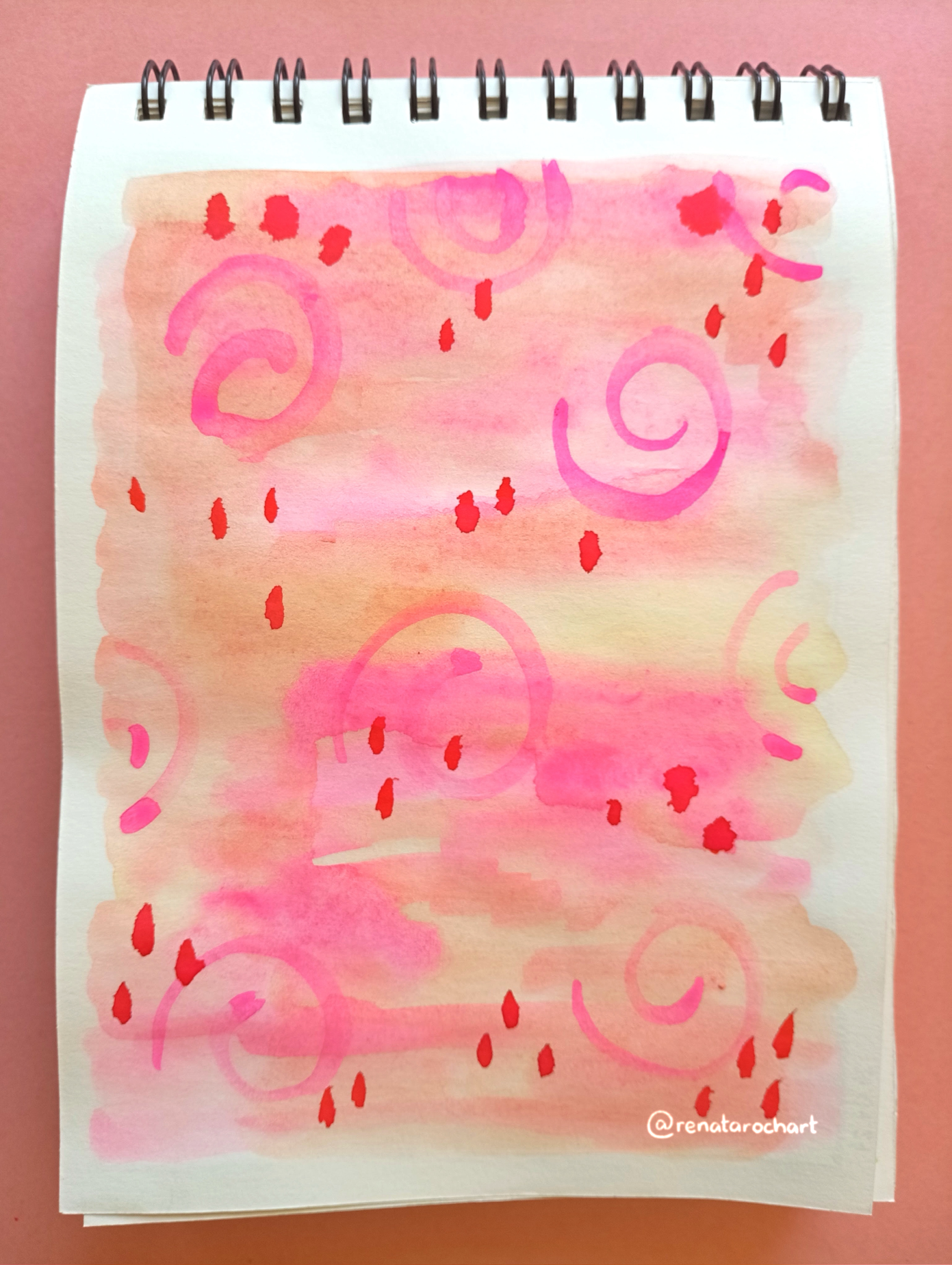 Abstract Watercolors - image 1 - student project