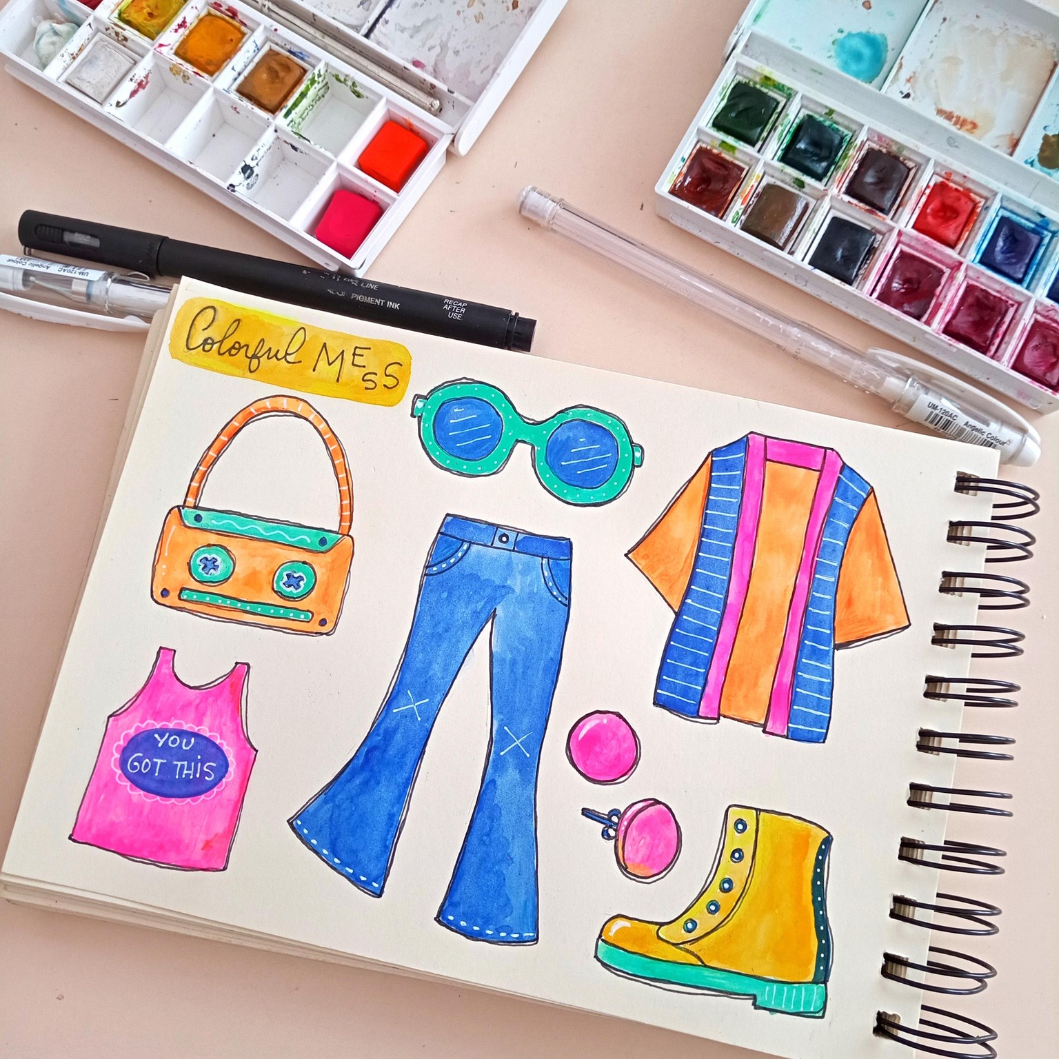 Watercolor Fashion Sets - image 1 - student project