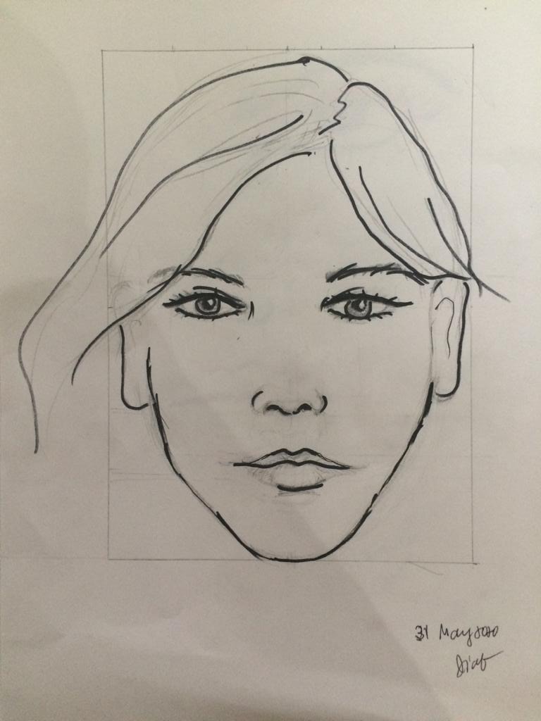 Fashion portrait exercises - image 1 - student project