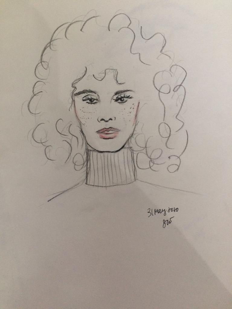 Fashion portrait exercises - image 3 - student project