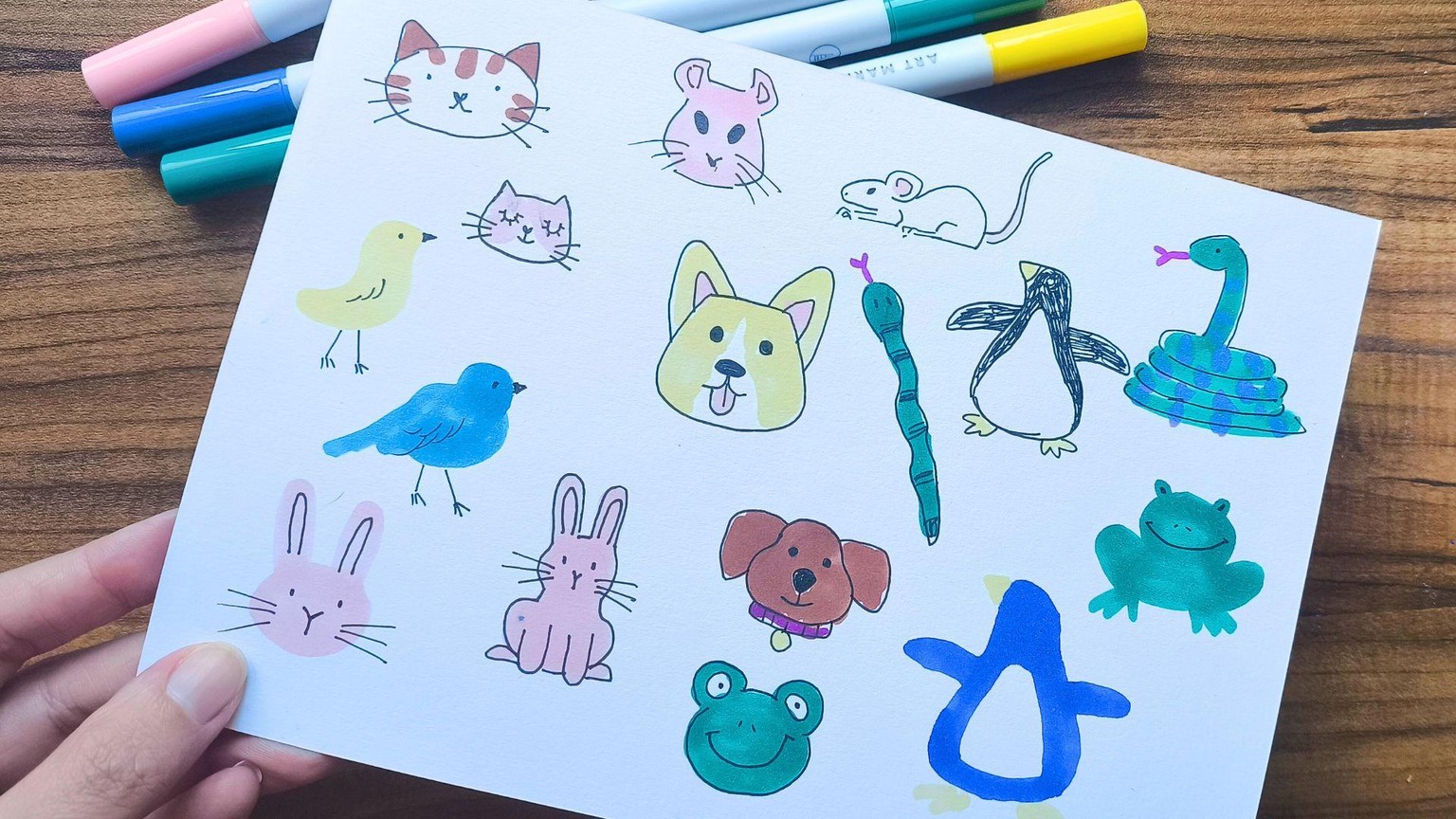My Cute Animal Doodles (+ 6 More Pages!) - image 5 - student project