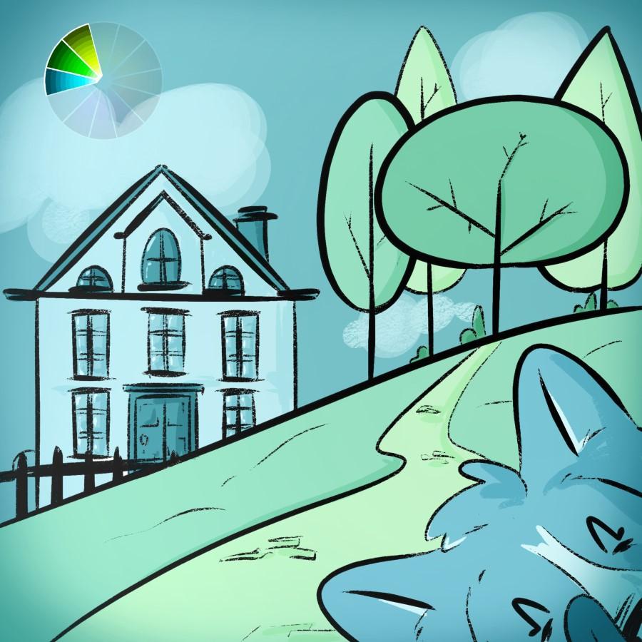 My Analogous Colored Corgi! - image 1 - student project