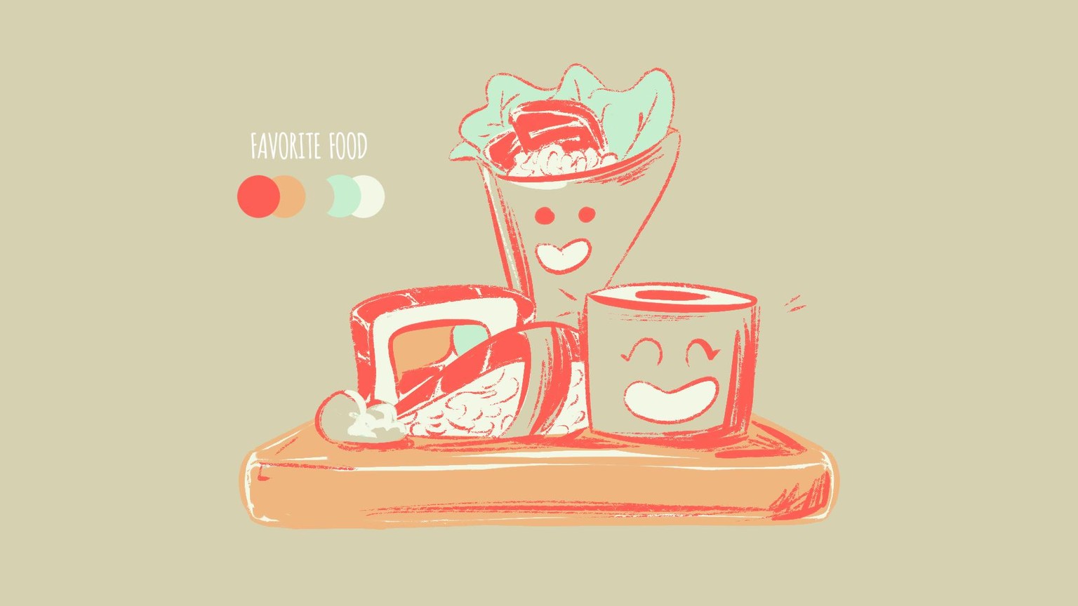 My Favourite Food Using a Palette! - image 1 - student project