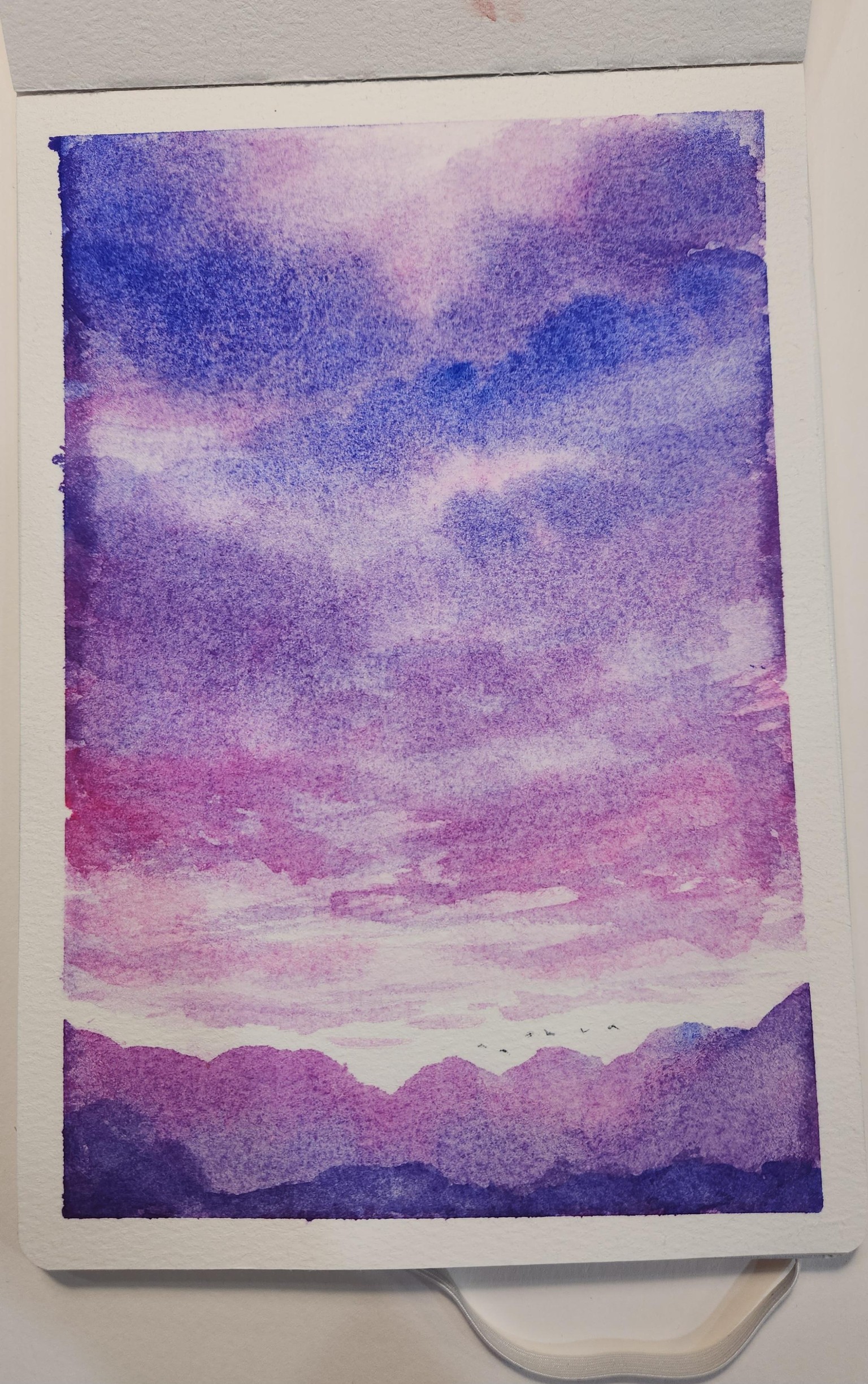 Purple sunset with Elina - image 1 - student project