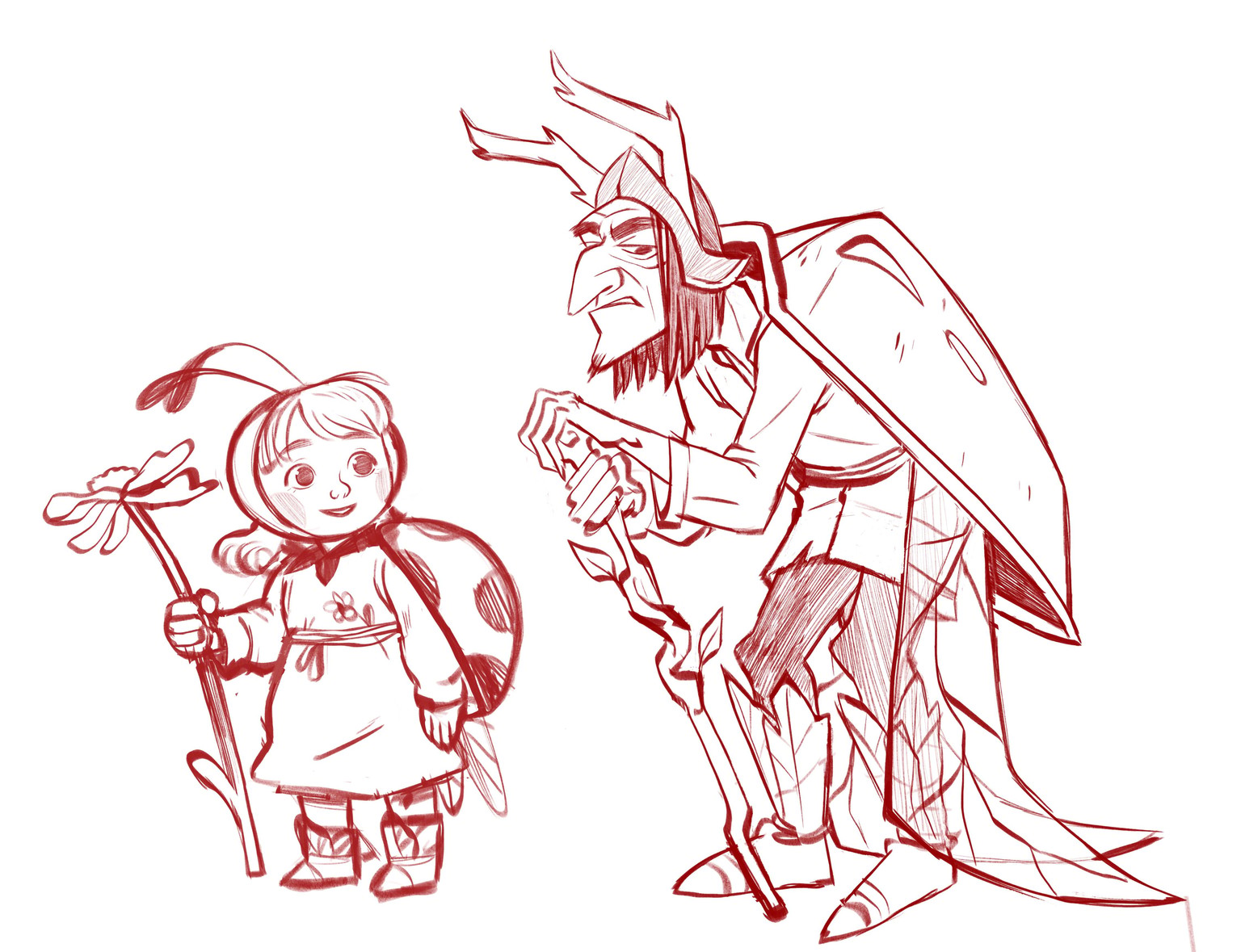 My Hero and Villain Designs - image 1 - student project