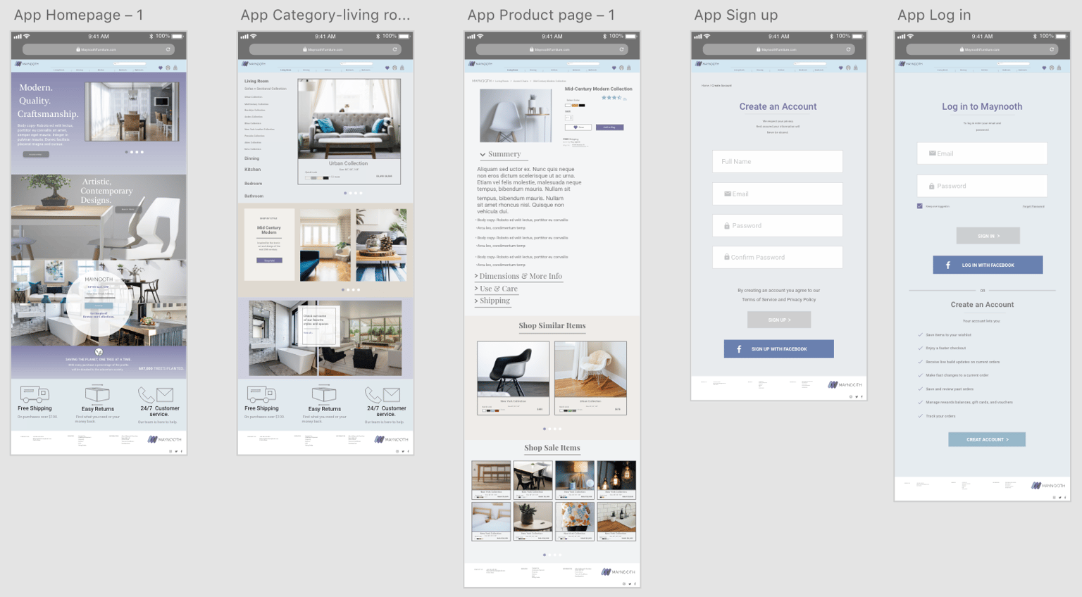 Maynooth Furniture - image 1 - student project