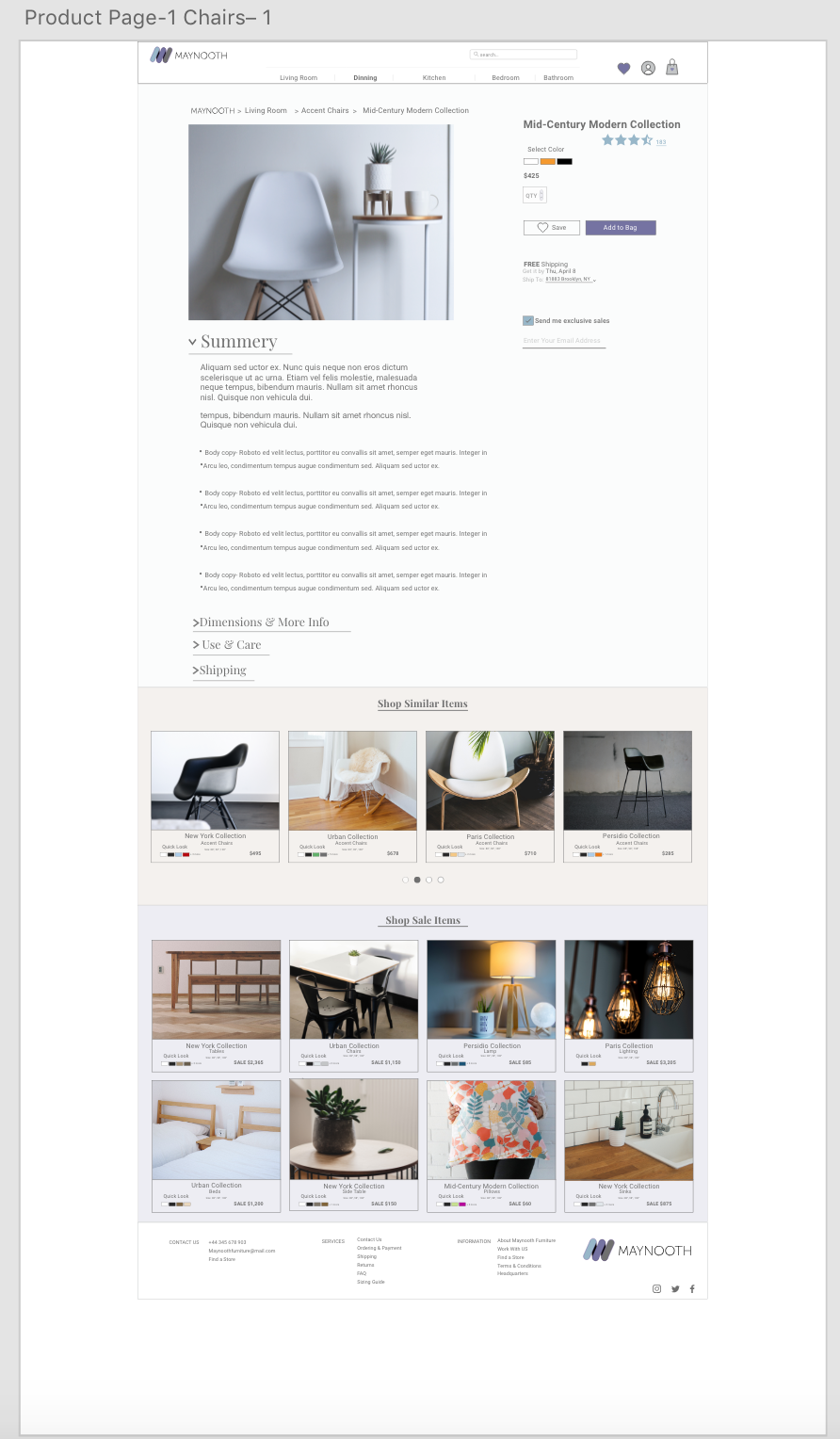 Maynooth Furniture - image 5 - student project