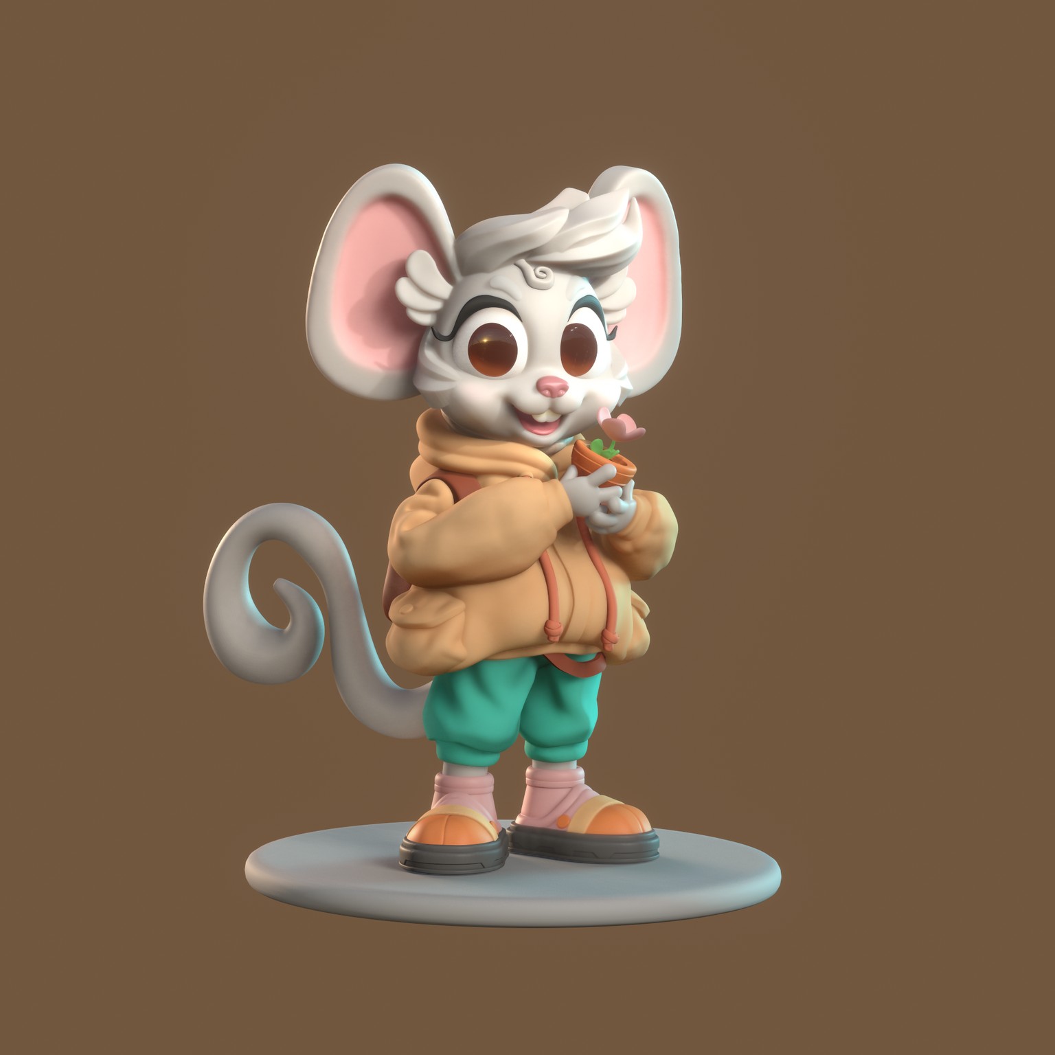 3D Chibi mouse - image 1 - student project