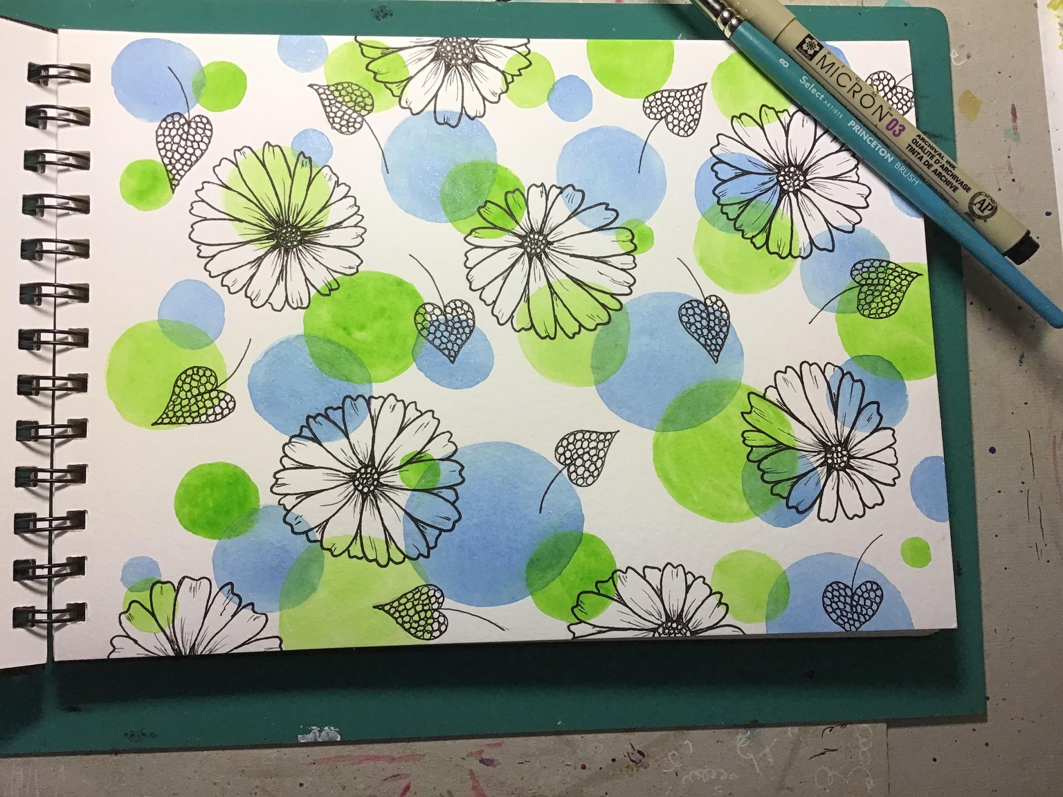 Watercolour Doodle - image 2 - student project