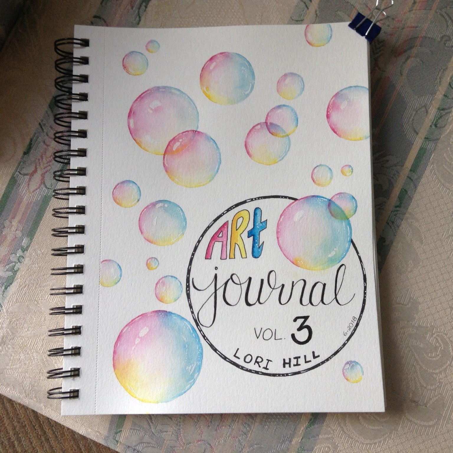 Sketchbook Bubble Intro Page - image 1 - student project