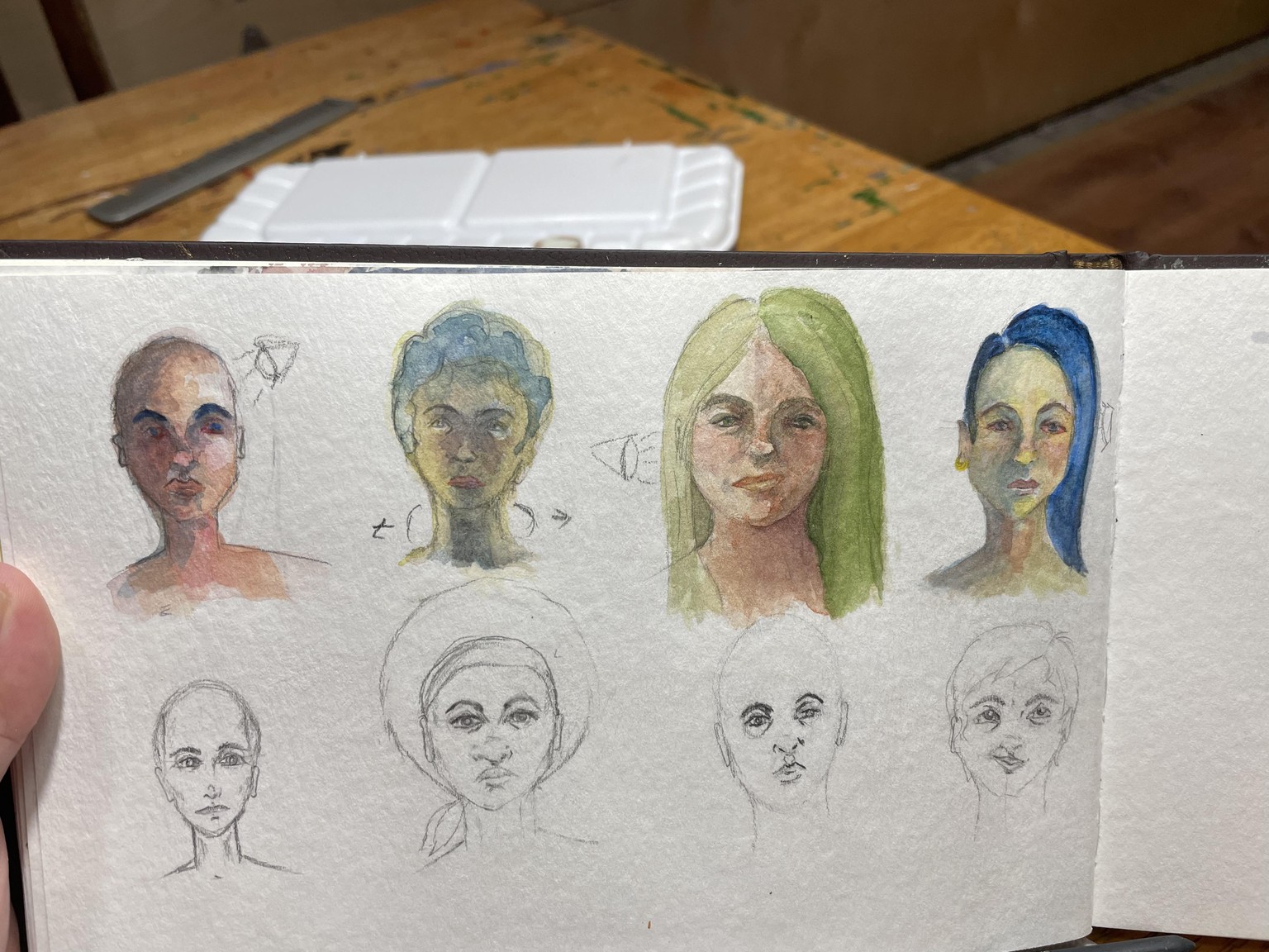 Mini heads - image 2 - student project
