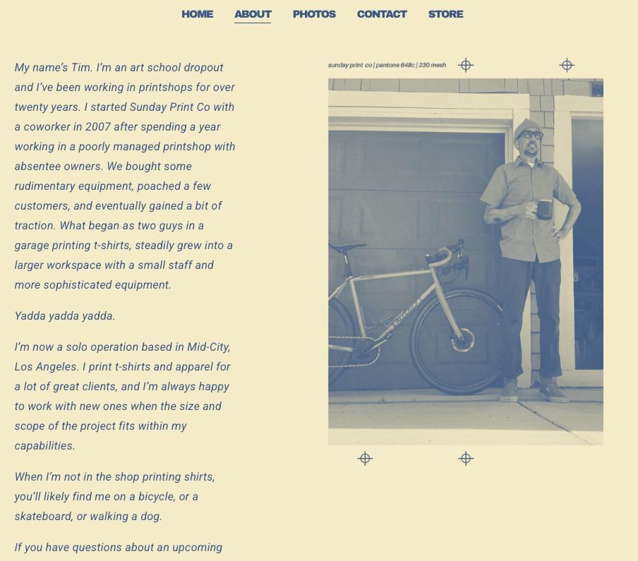 Updated website for my printshop - image 2 - student project