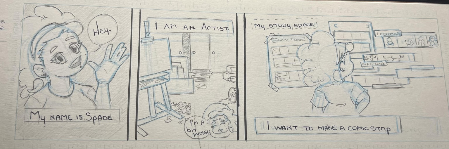 Comic strip - image 1 - student project