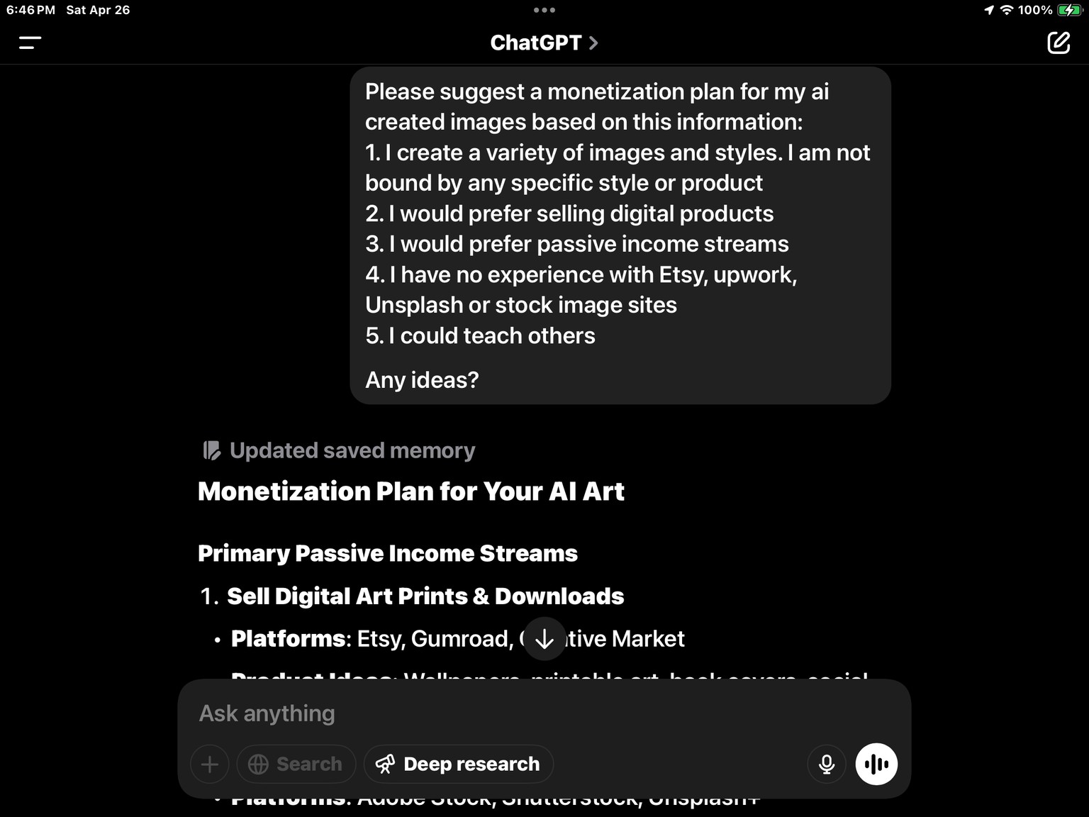 Monetizing ai image generation - image 2 - student project