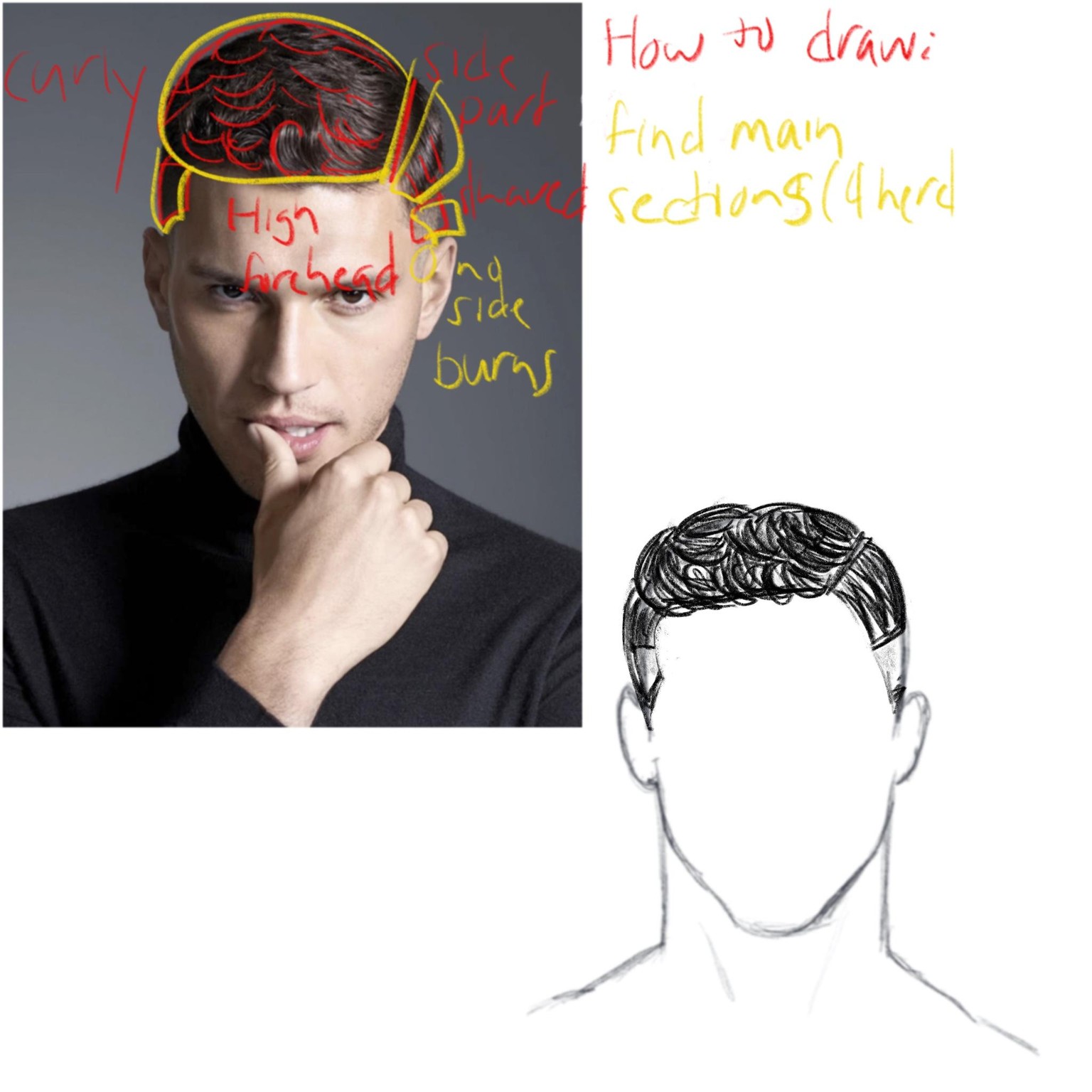 Men’s Hairstyle - image 1 - student project