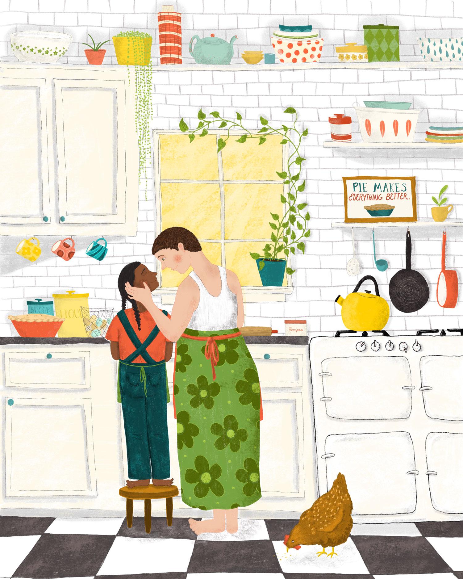 Baking Day - Procreate Illustration - image 1 - student project